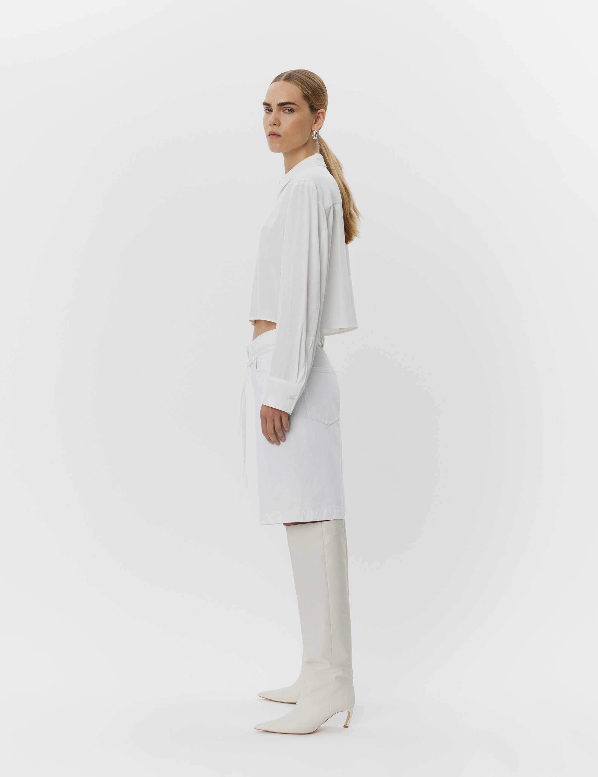 DAY Birger ét Mikkelsen Elijah Shorts – Winter White Denim Shorts 110601 BRIGHT WHITE