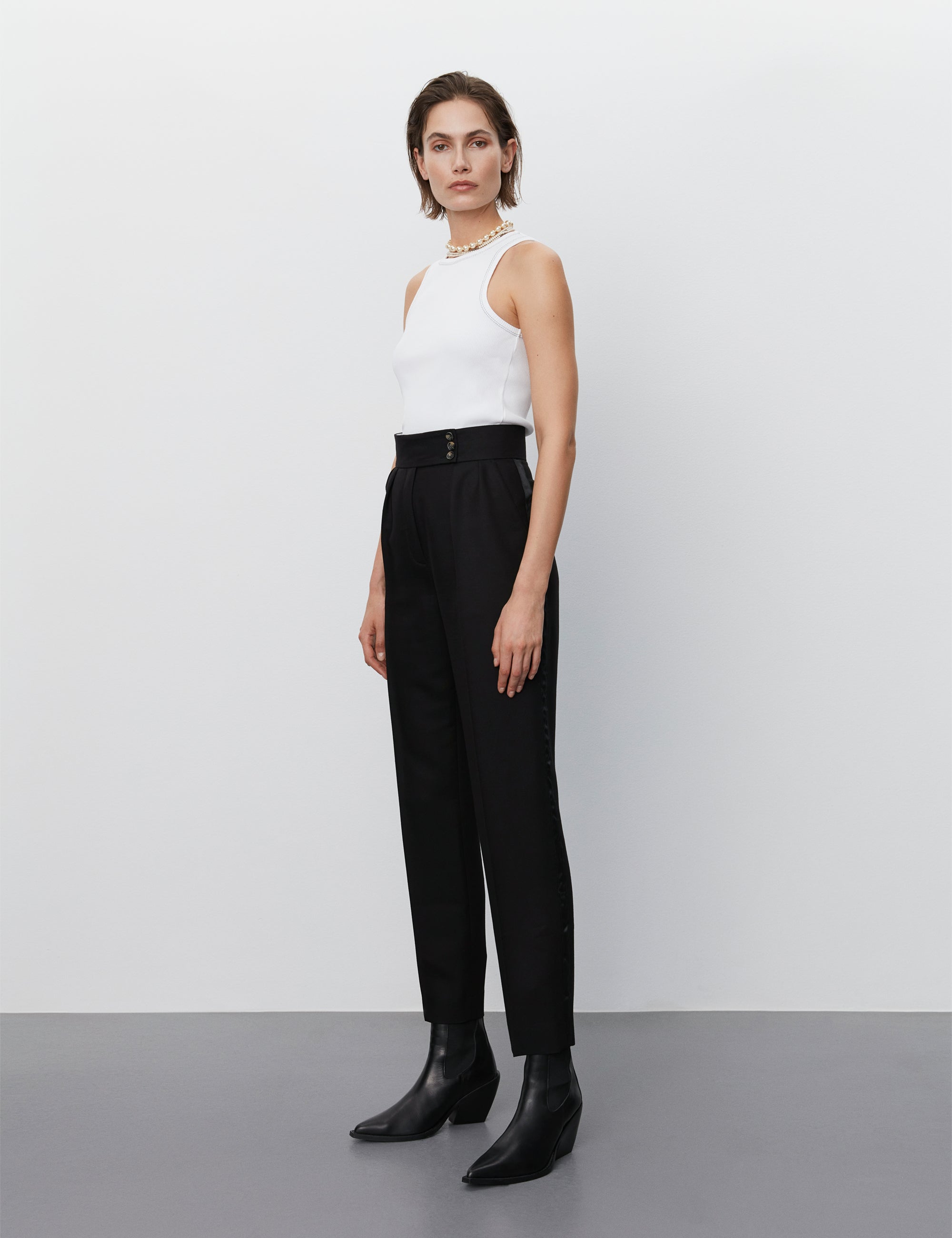 DAY Birger ét Mikkelsen Elliot - Delicate Wool Twill Bukser 190303 Black