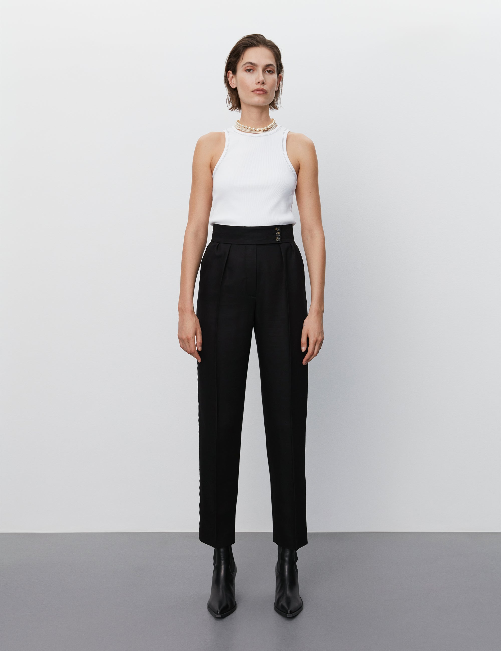 DAY Birger ét Mikkelsen Elliot - Delicate Wool Twill Bukser 190303 Black
