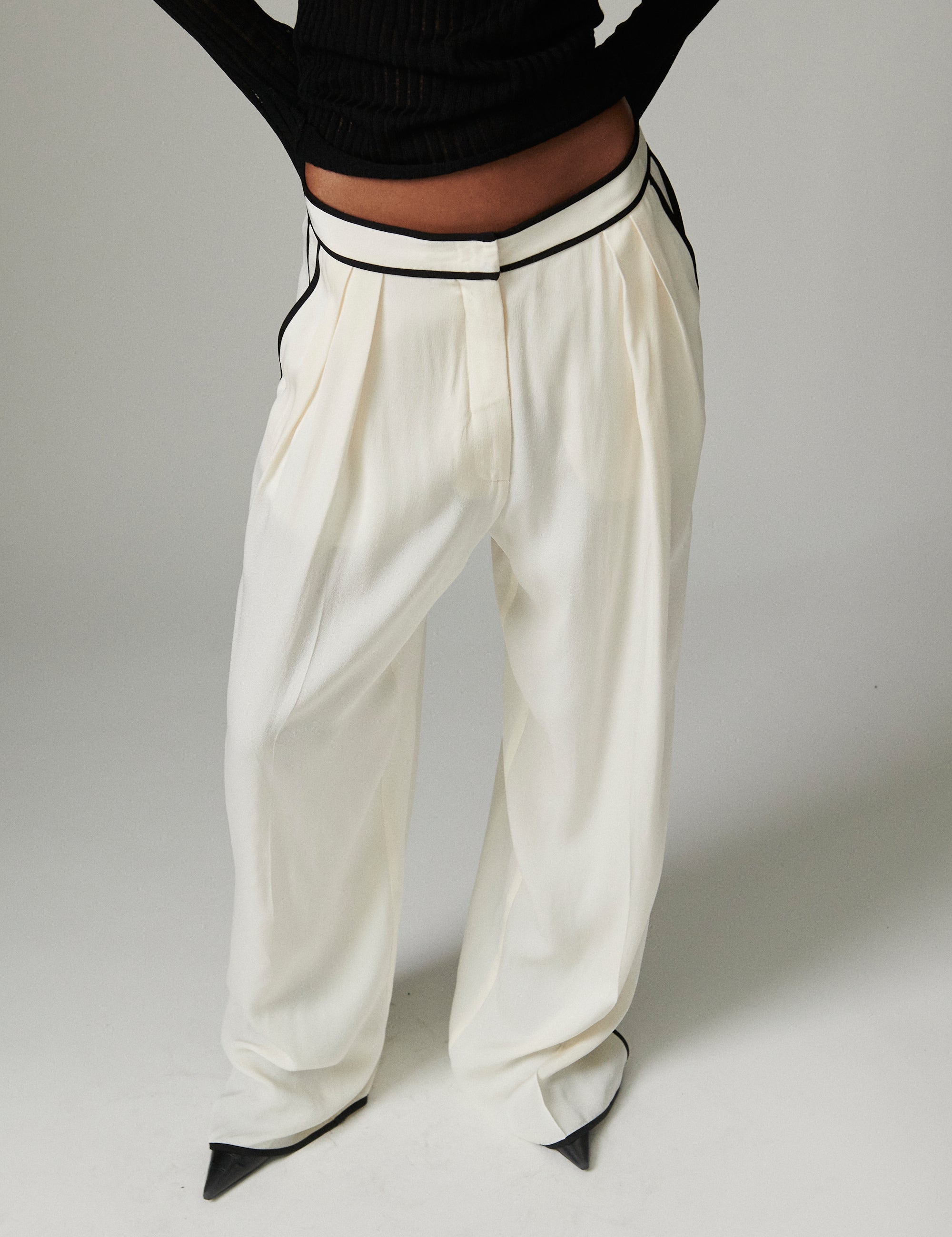 DAY Birger ét Mikkelsen Enza - Matte Crepe Pants 110605 JETSTREAM