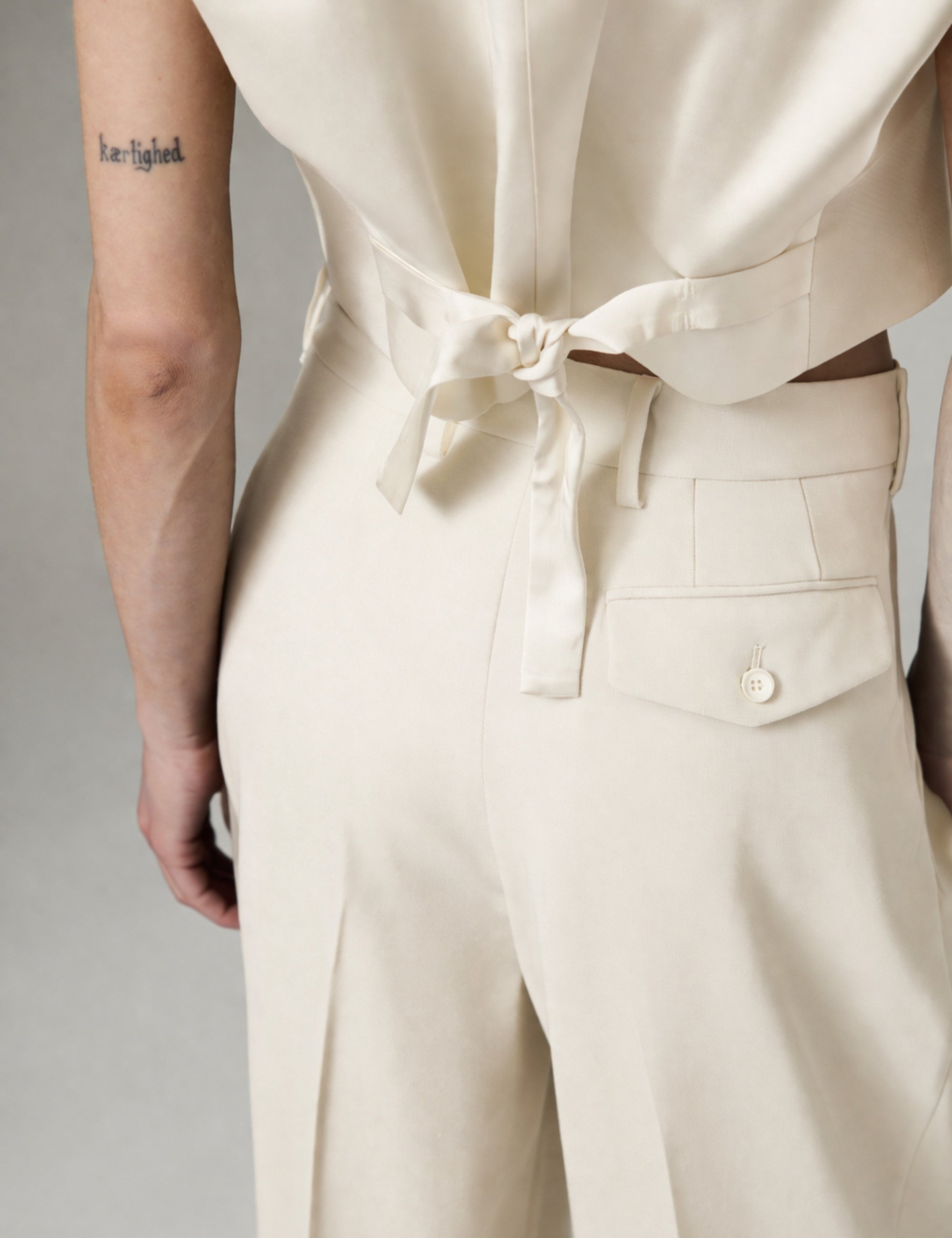 DAY Birger ét Mikkelsen Enzo - Classic Gabardine - Bukser Bukser 01002 Ivory Shade