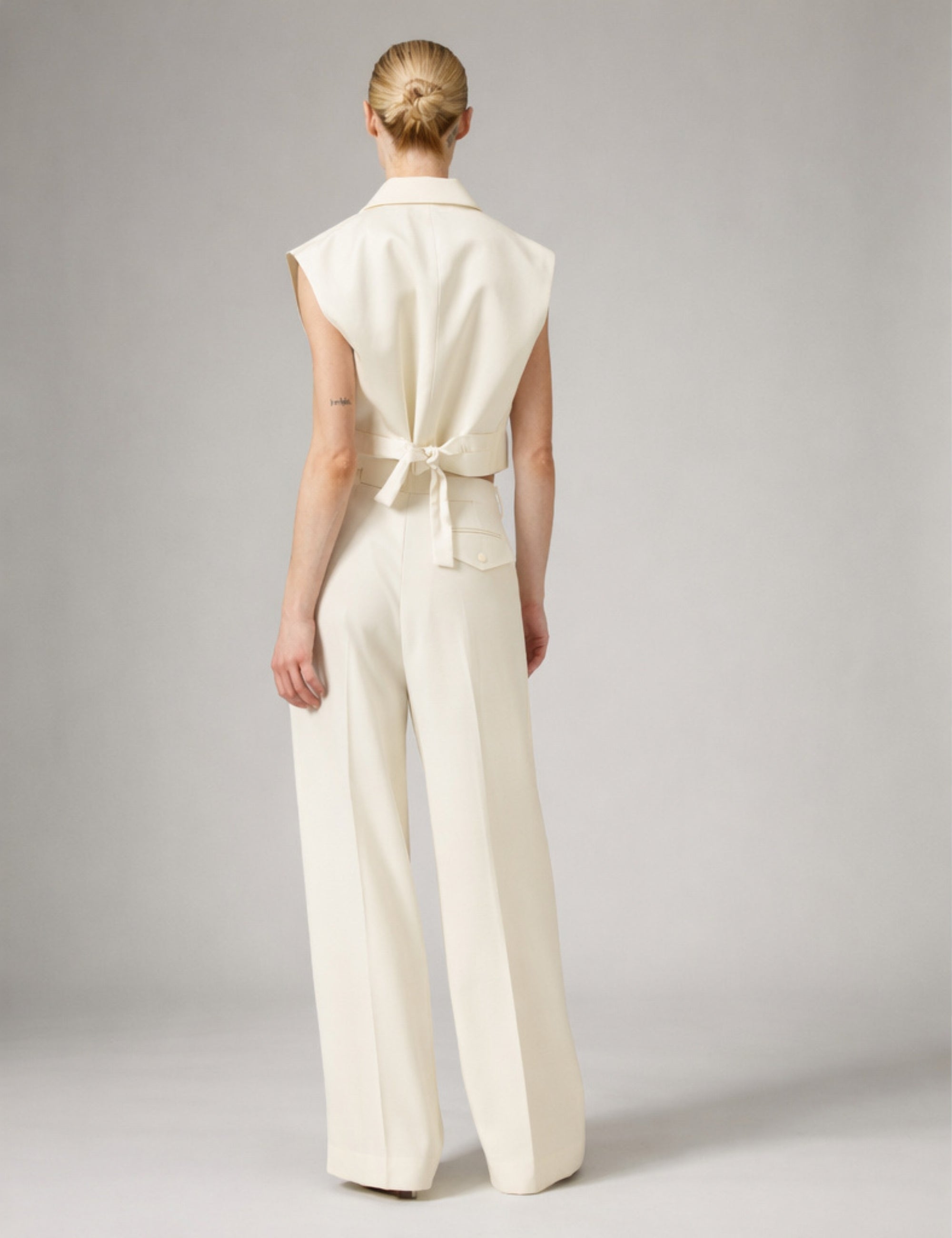 DAY Birger ét Mikkelsen Enzo - Classic Gabardine - Bukser Bukser 01002 Ivory Shade