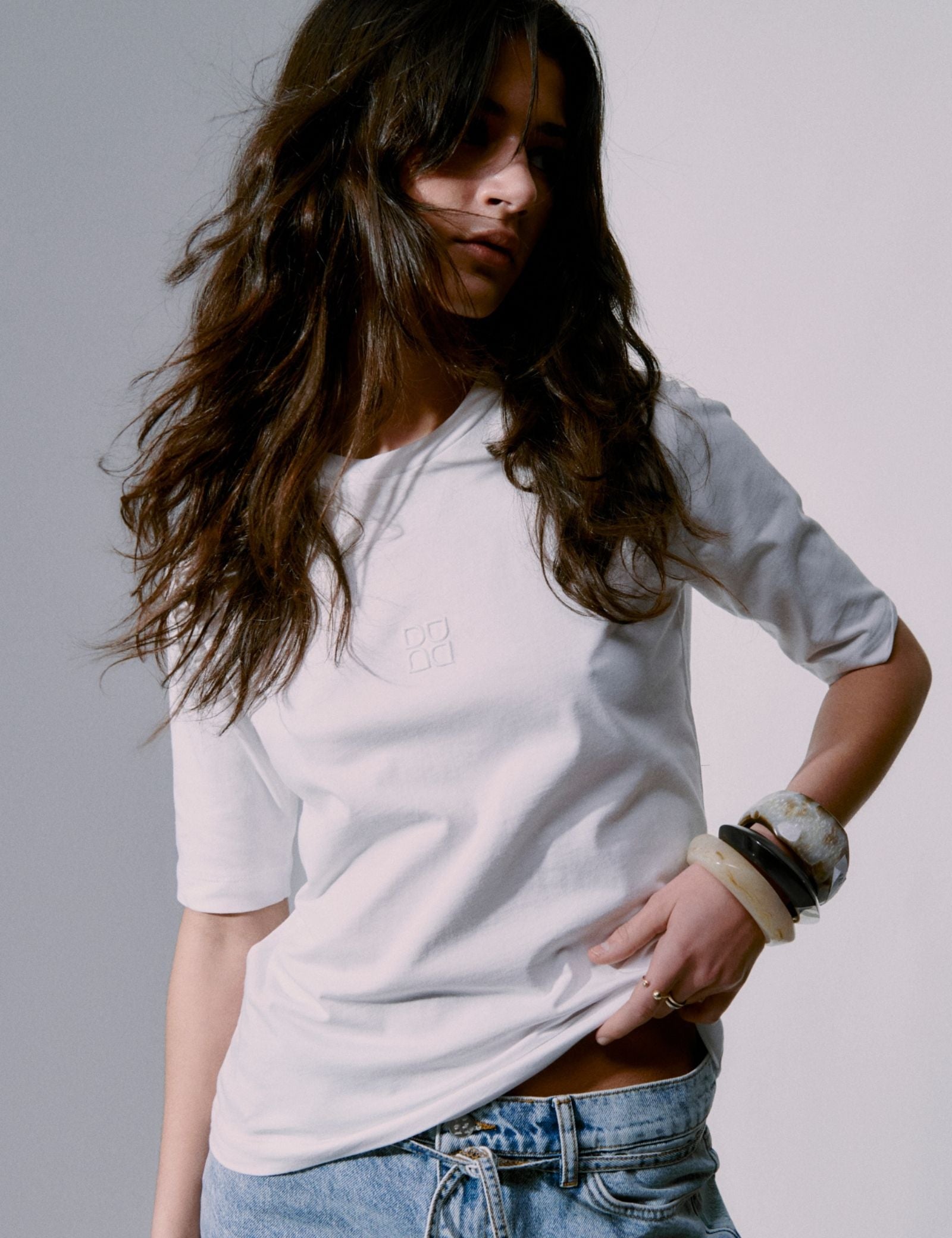 DAY Birger ét Mikkelsen Fipo - Heavy Jersey - T-shirt T-shirt 110601 Bright White