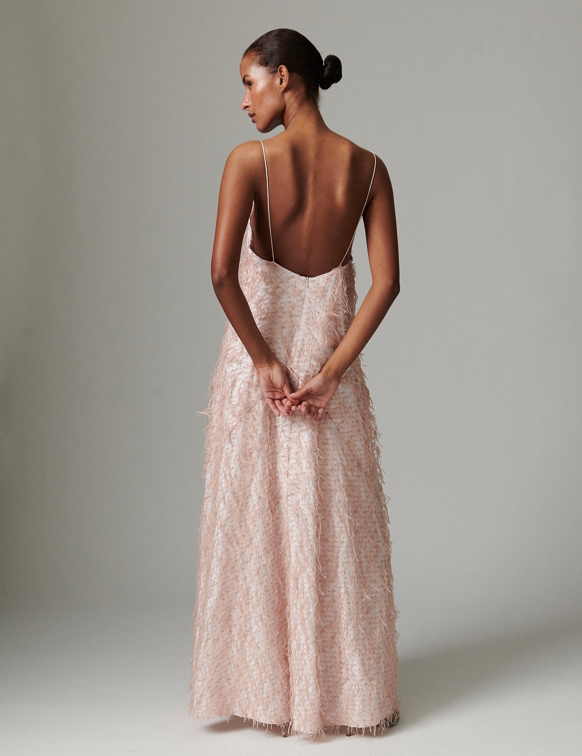 DAY Birger ét Mikkelsen Flio - Dobby Fringe Kjole 112511 SHRINKING VIOLET