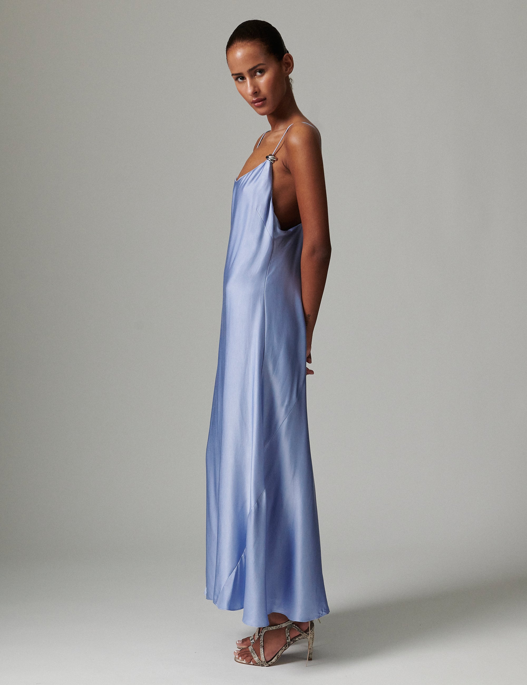 DAY Birger ét Mikkelsen Flio - Silky Touch Dress 163922 BRUNNERA BLUE