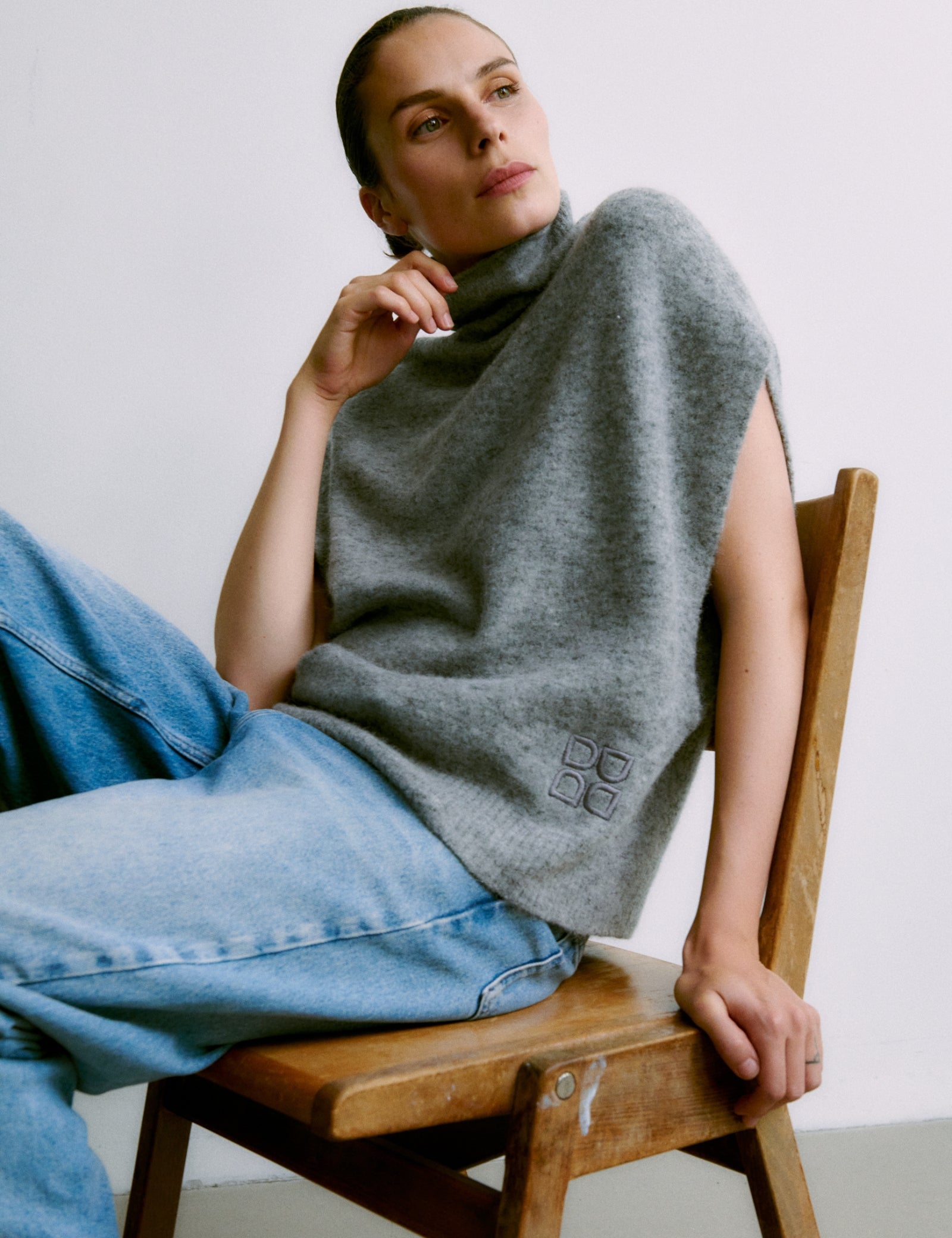 DAY Birger ét Mikkelsen Frodie - Cozy Days Vest 500056 GREY MELANGE