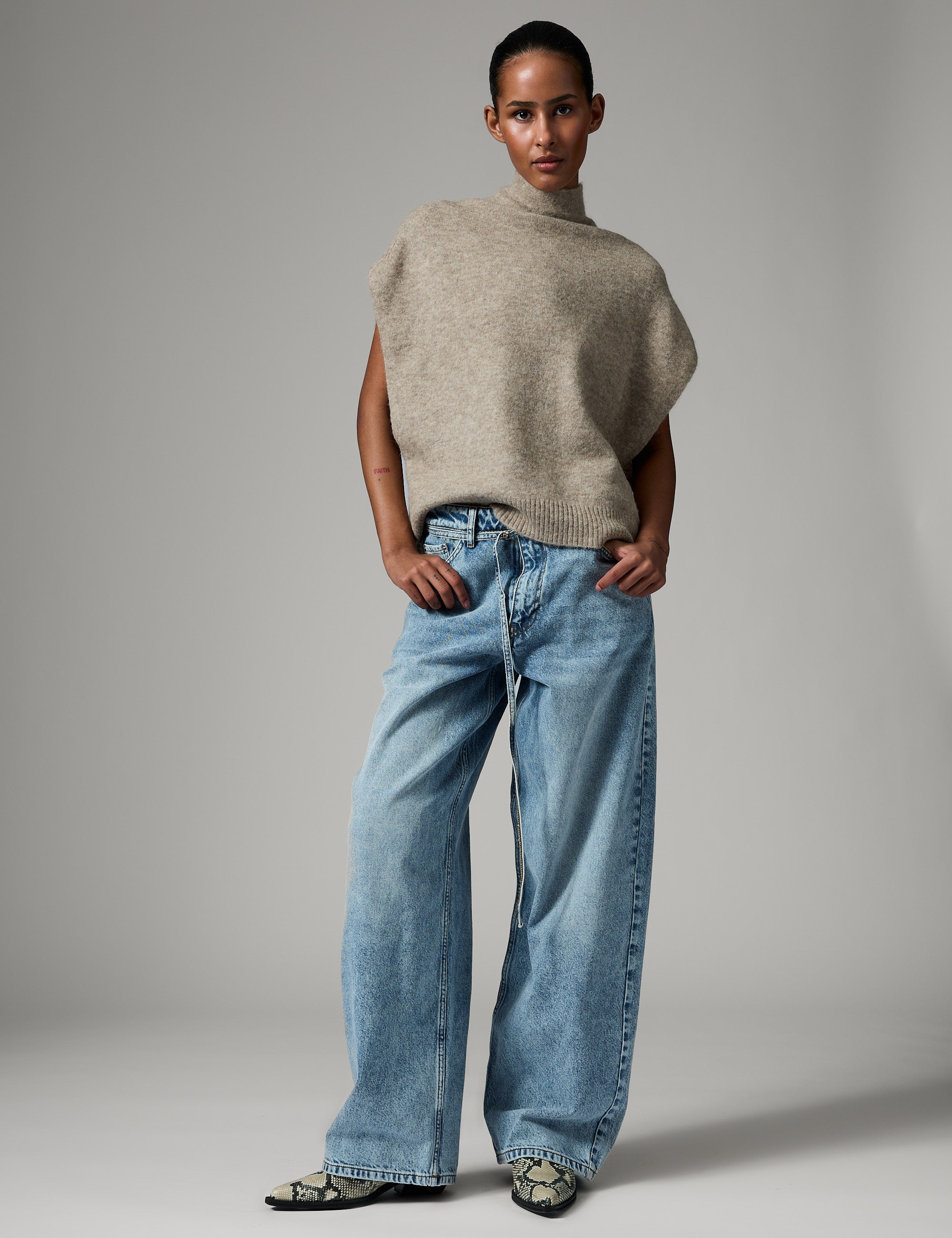 DAY Birger ét Mikkelsen Frodie - Cozy Days Vest 500082 Hazel Melange