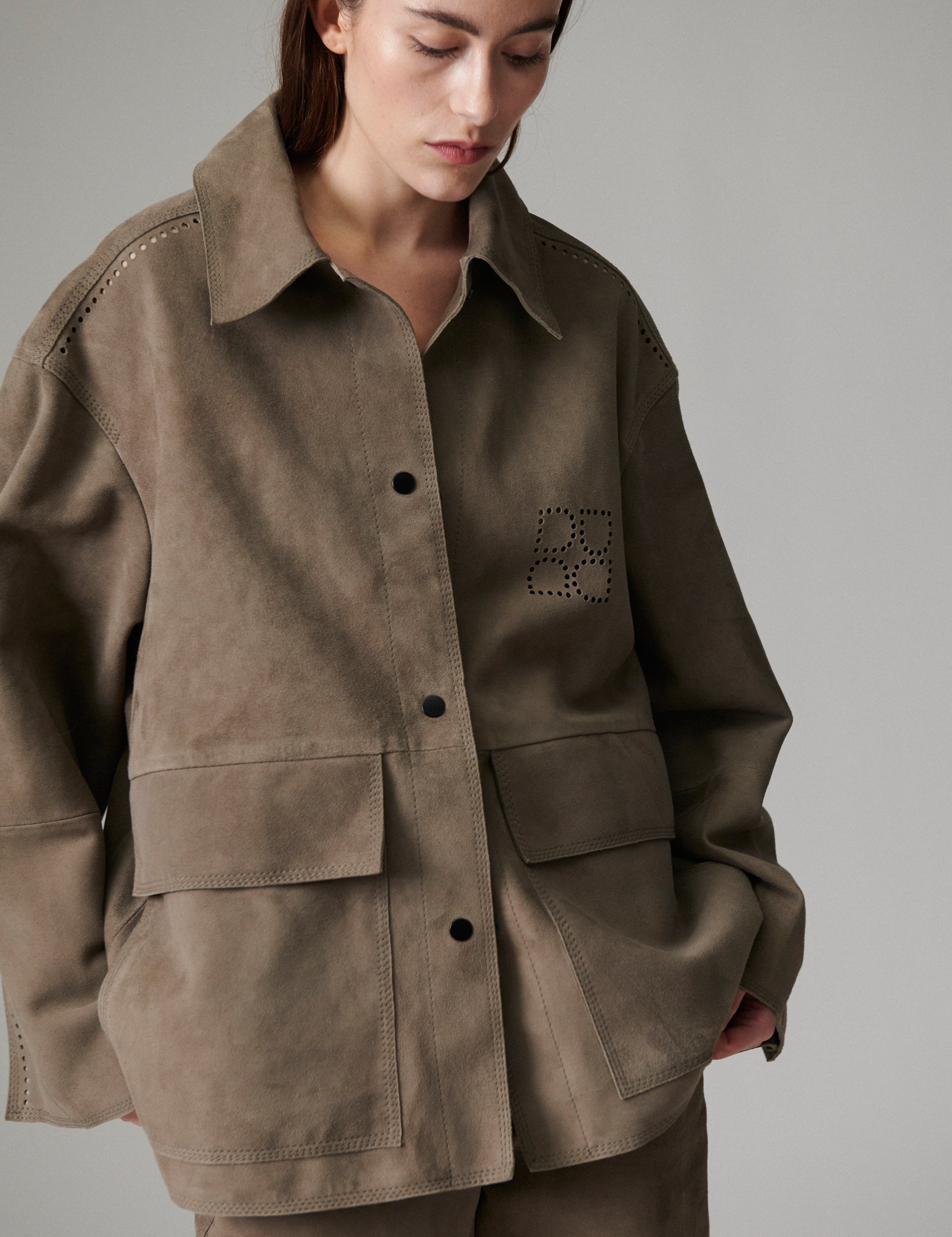DAY Birger ét Mikkelsen Harry - Light Suede - Jakke Jakke 181112 Walnut