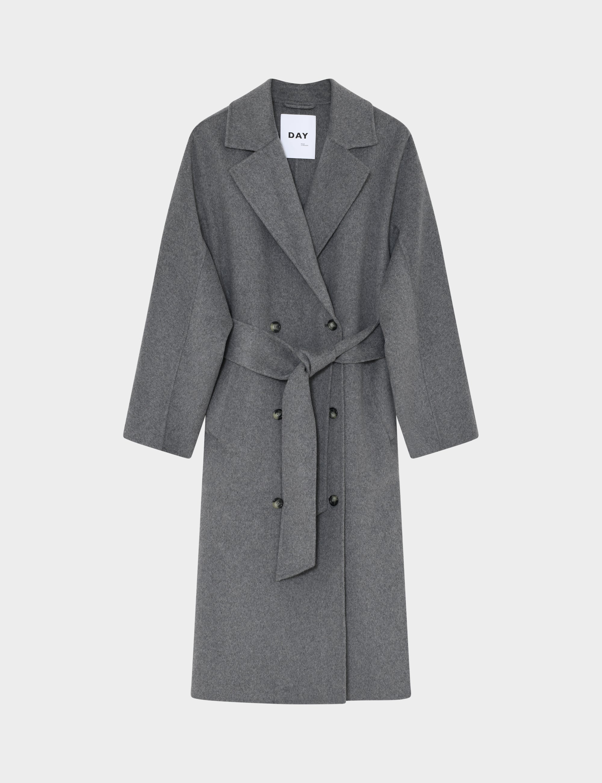 DAY Birger ét Mikkelsen Howard - Double Faced Wool Coats & Jackets 500006 Medium Grey Melange