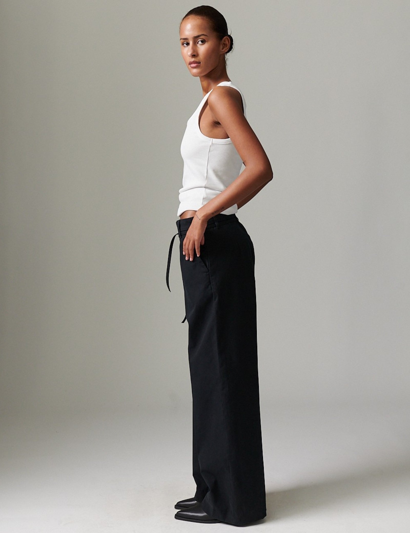 DAY Birger ét Mikkelsen Jade - Modern Canvas Pants 190303 BLACK