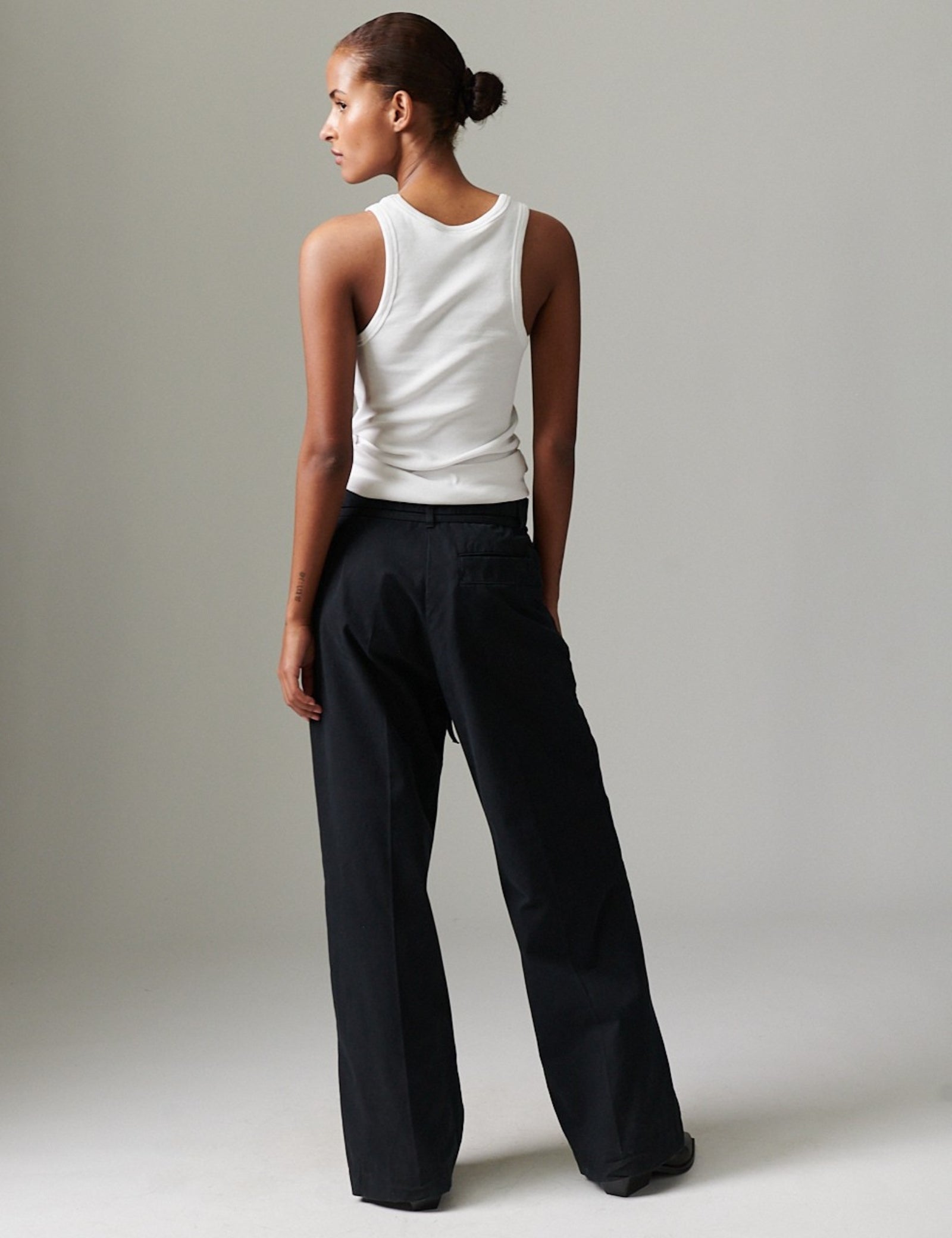 DAY Birger ét Mikkelsen Jade - Modern Canvas Pants 190303 BLACK