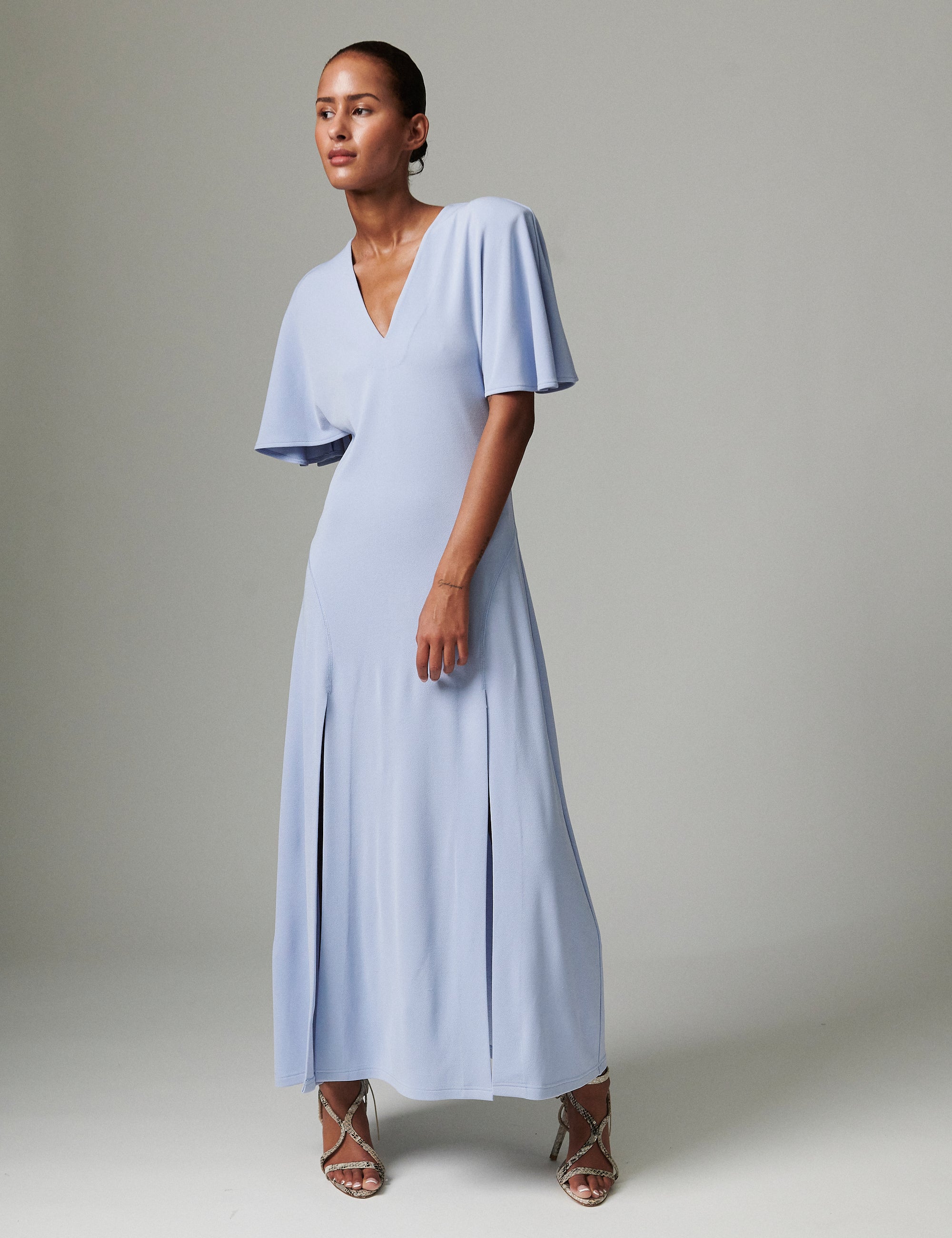 DAY Birger ét Mikkelsen Jayma - All Day Jersey - Kjole Kjole 163922 BRUNNERA BLUE