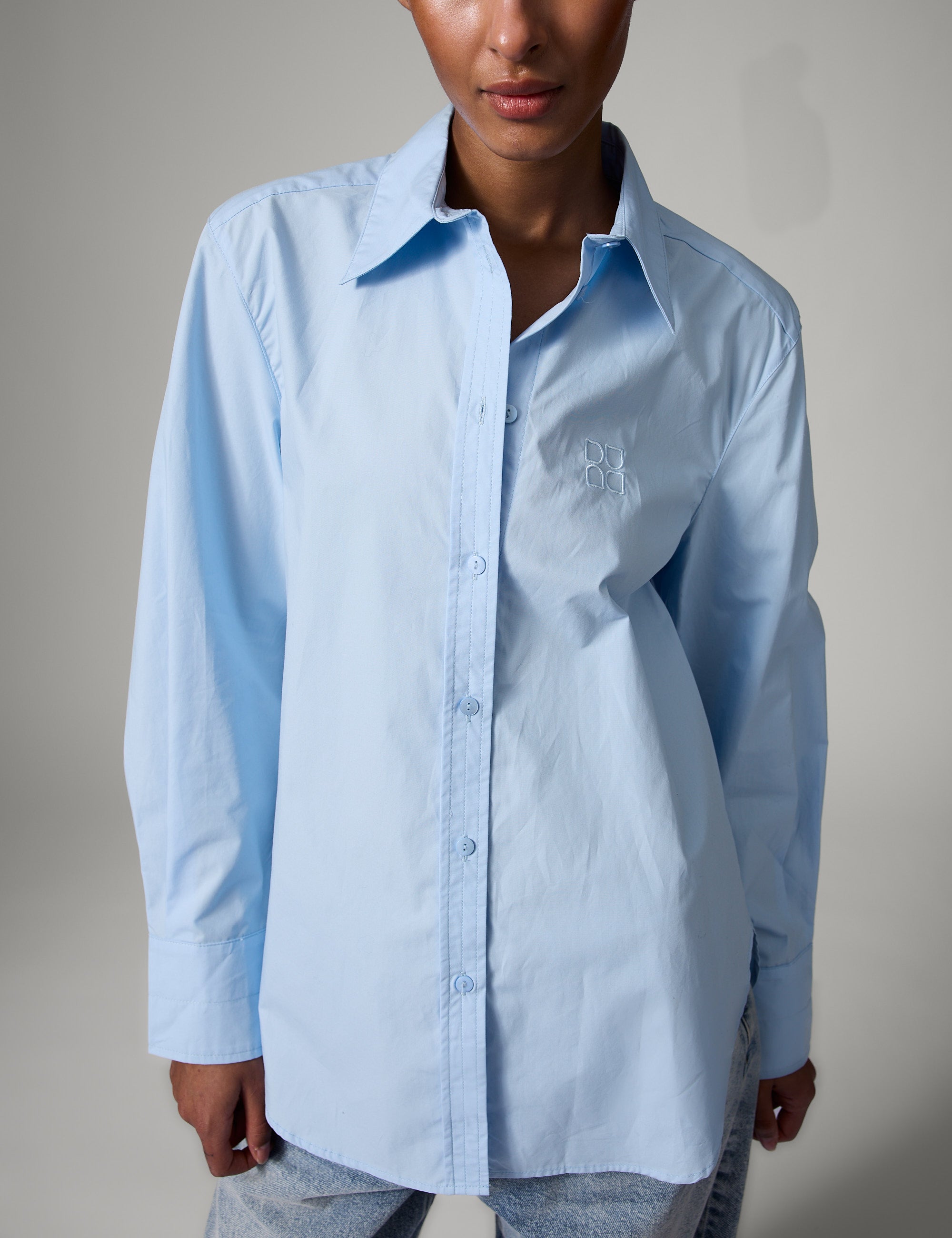 DAY Birger ét Mikkelsen Jojo - Poplina Shirts & Blouses 154030 Chambray blue