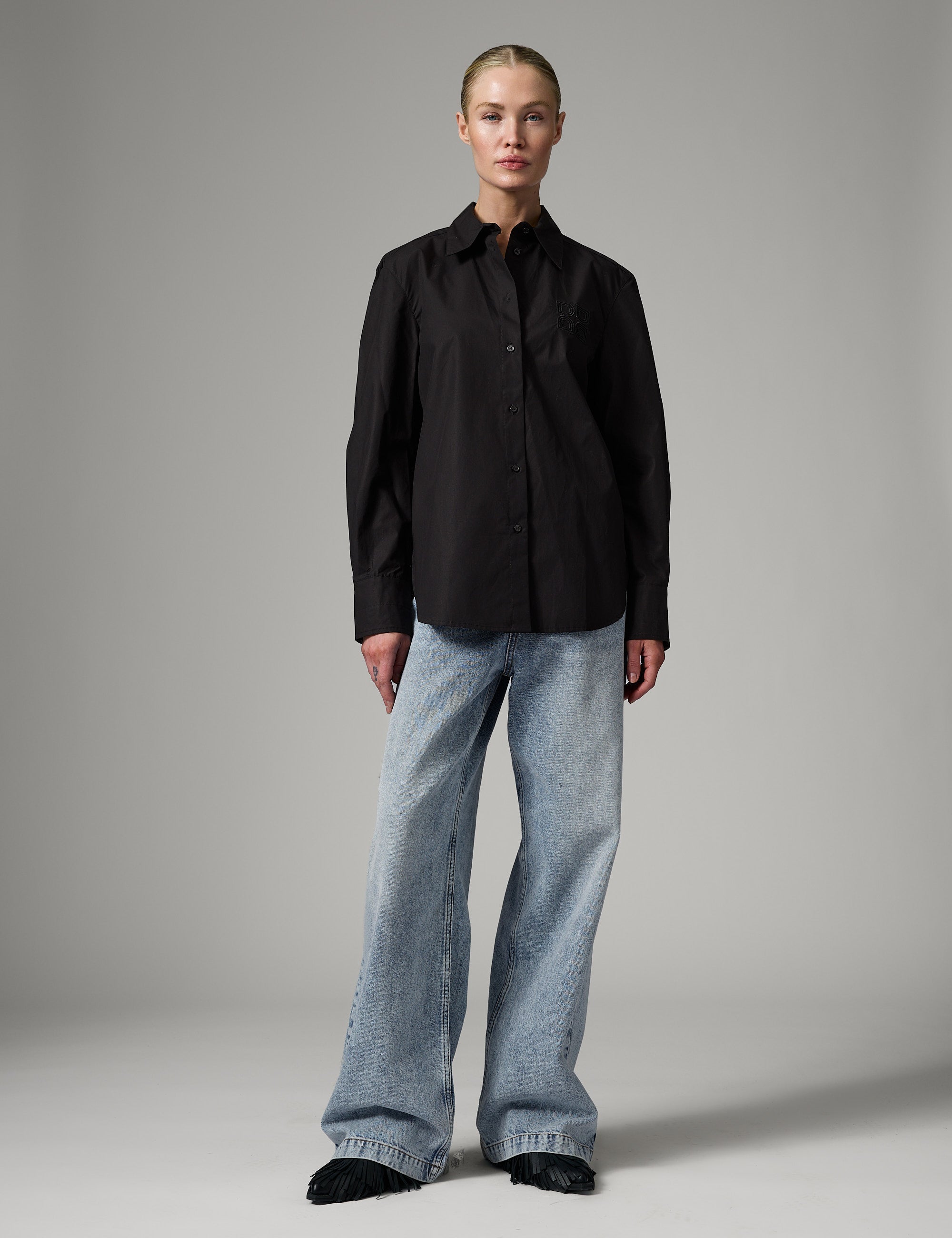 DAY Birger ét Mikkelsen Jojo - Poplina Shirts & Blouses 190303 Black