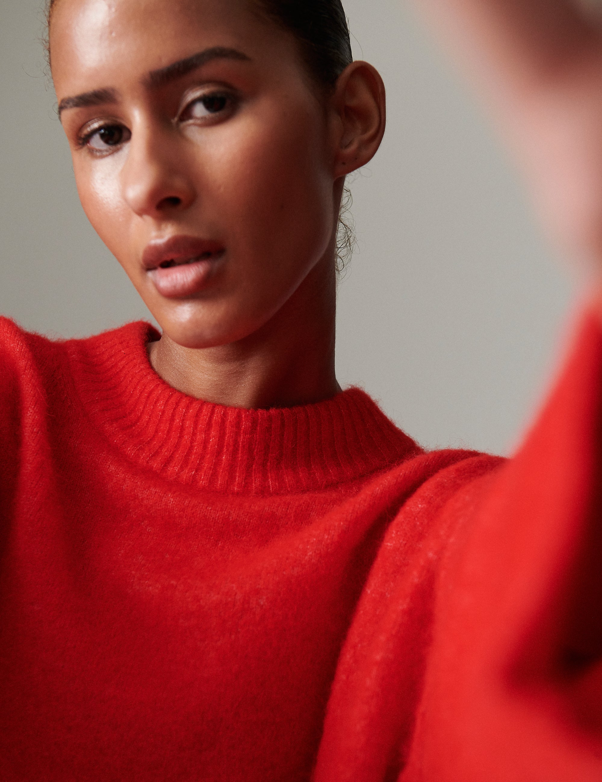 DAY Birger ét Mikkelsen Josie - Cozy Days Sweater 181664 FIERY RED.