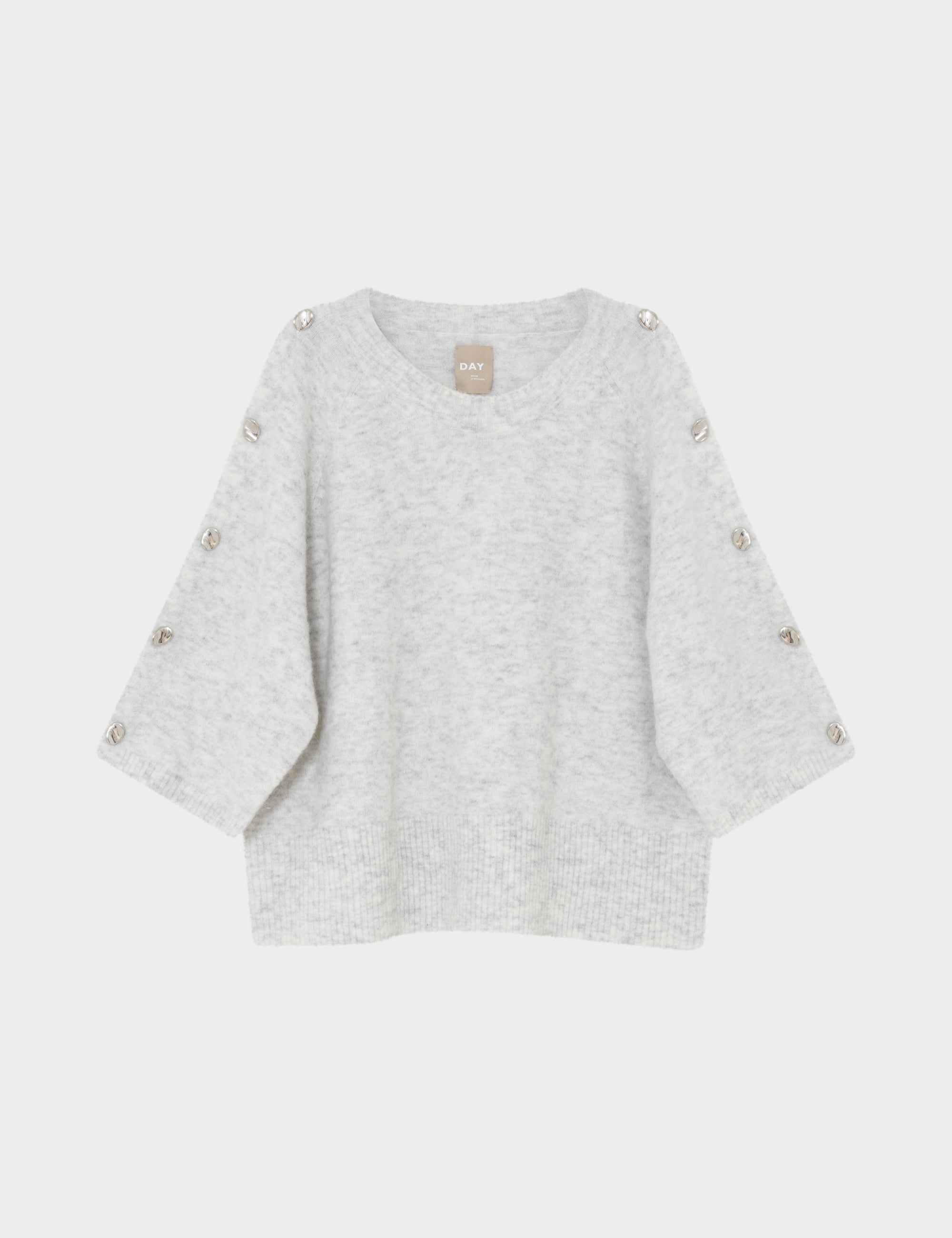 DAY Birger ét Mikkelsen Kamma - Cozy Days - Pullover Sweater 500174 JETSTREAM MELANGE