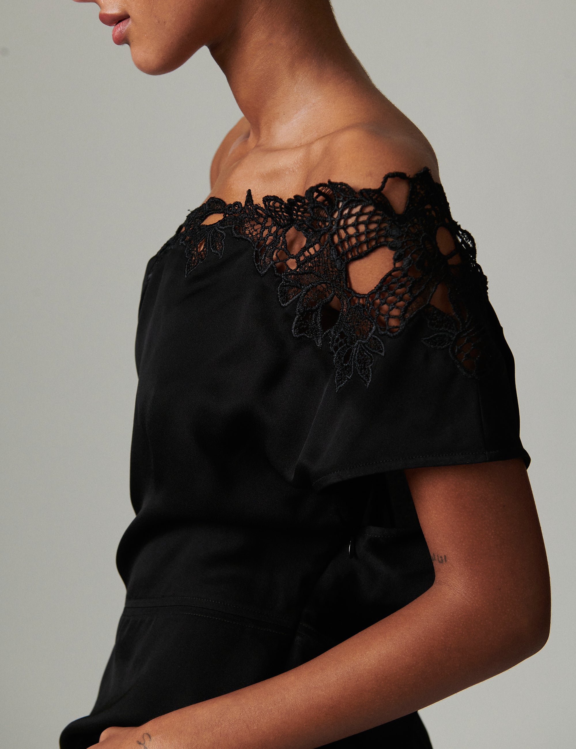 DAY Birger ét Mikkelsen Lesto - Matte Crepe - Top Shirts & Blouses 190303 Black