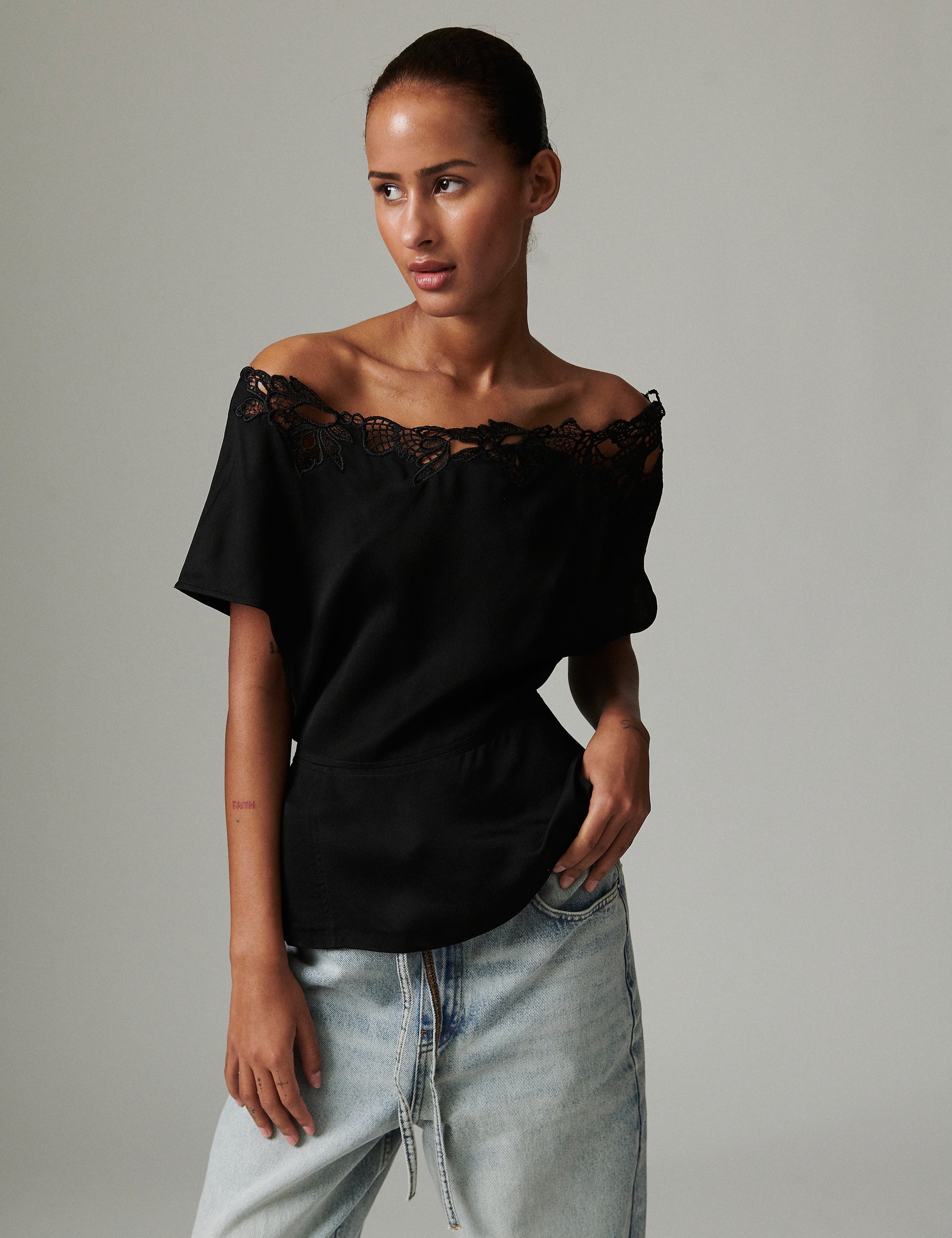 DAY Birger ét Mikkelsen Lesto - Matte Crepe - Top Shirts & Blouses 190303 Black