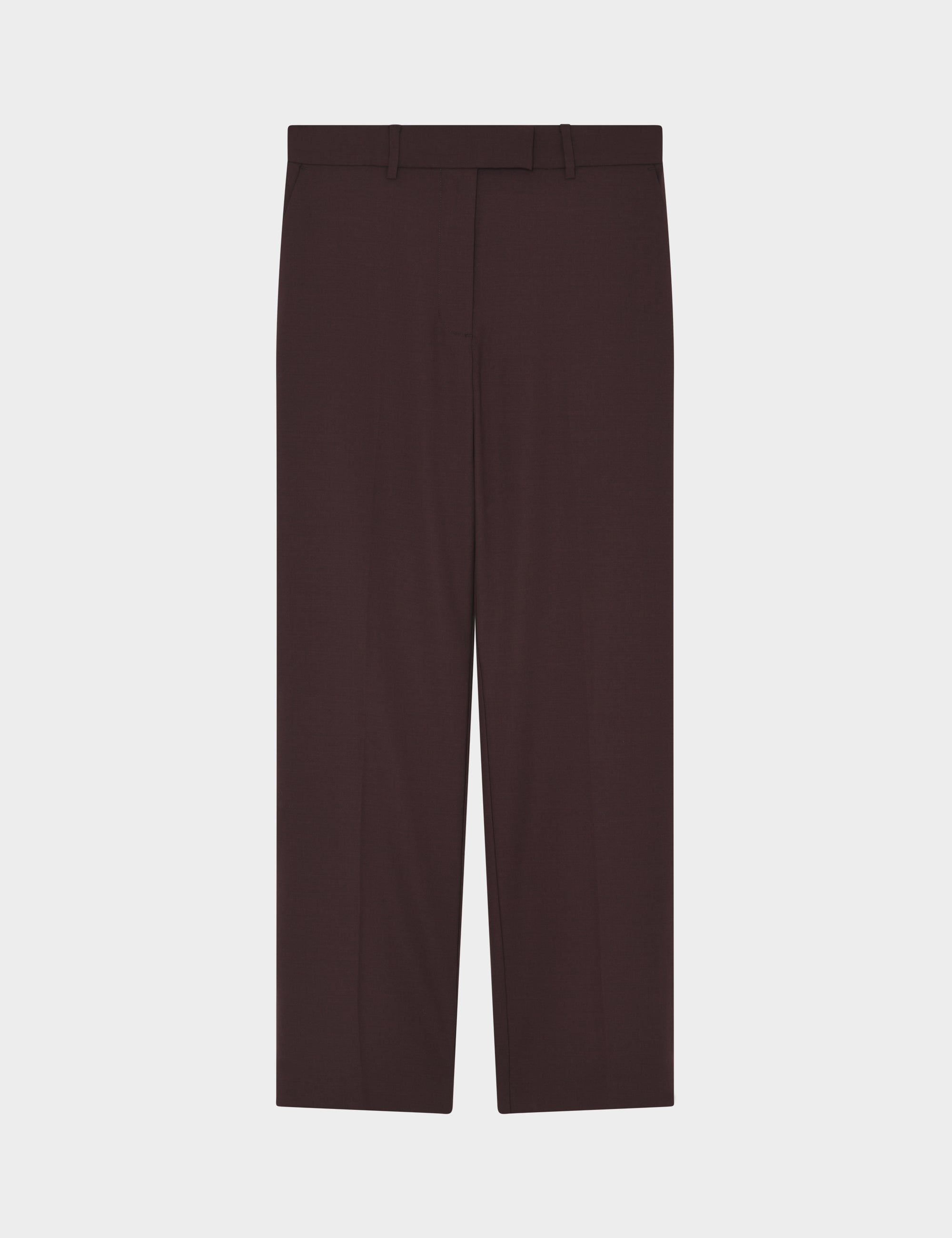 DAY Birger ét Mikkelsen Liliane - Light Wool Blend Pants 191110 CHOCOLATE PLUM