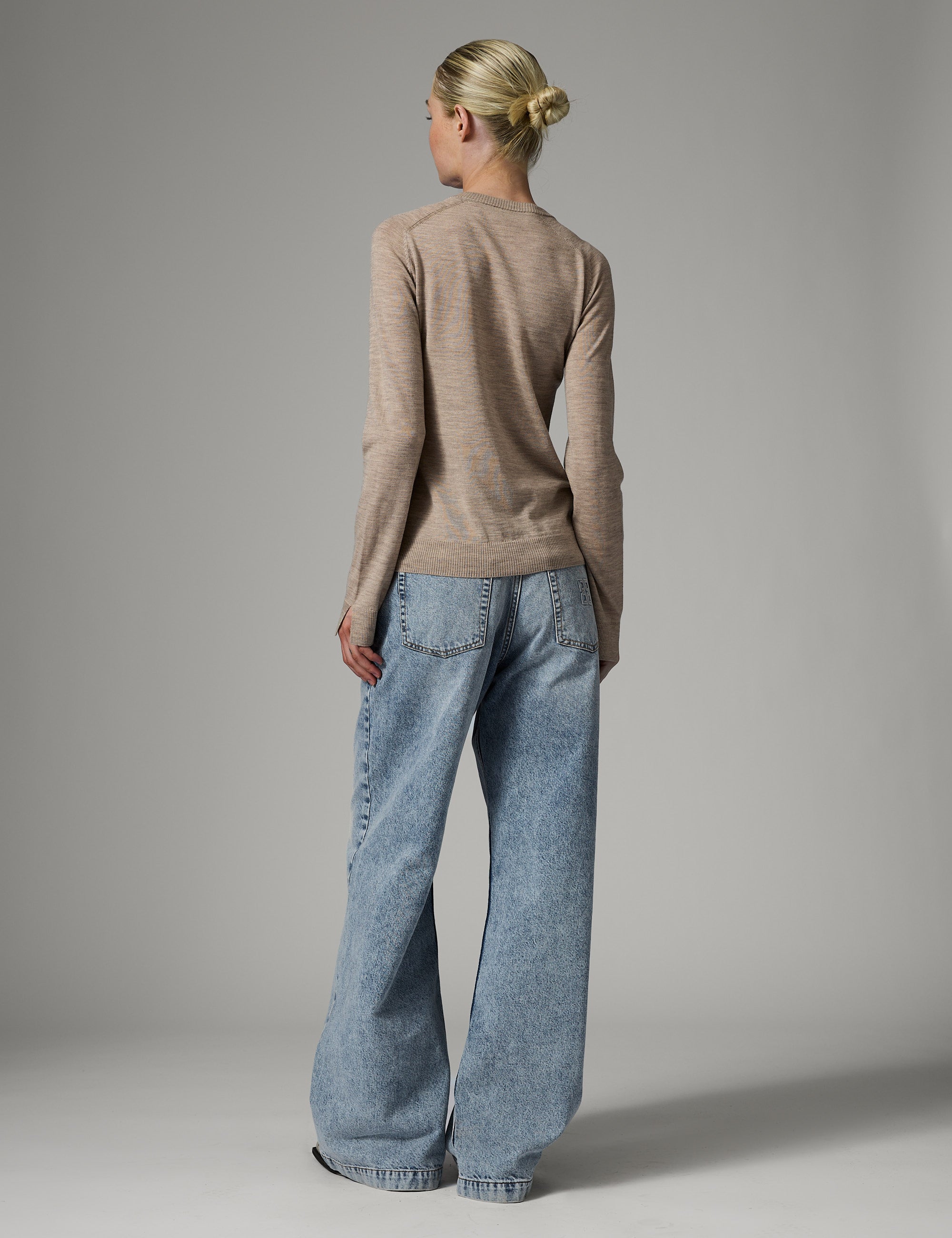 DAY Birger ét Mikkelsen Luna - Daily Elements Cardigan 500004 LIGHT BEIGEMELANGE