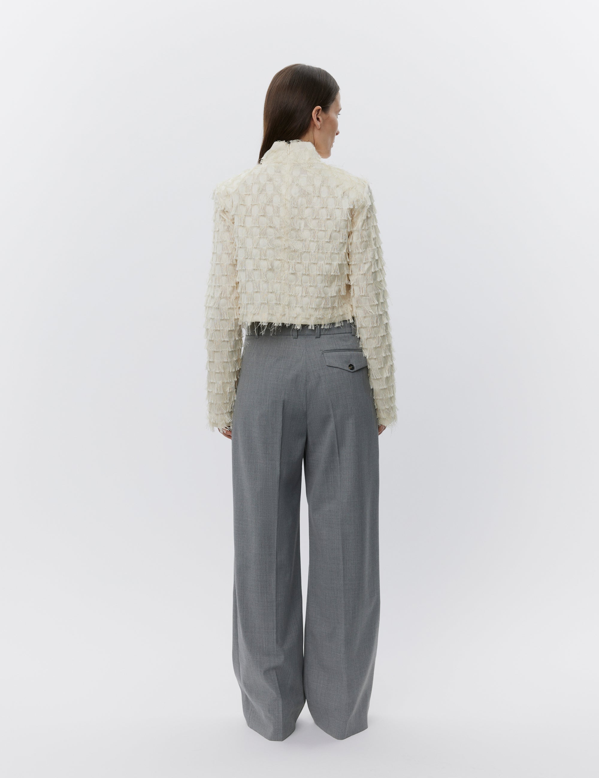 DAY Birger ét Mikkelsen Lynette - Abstract Fringes Tops & T-Shirts 110104 VANILLA ICE