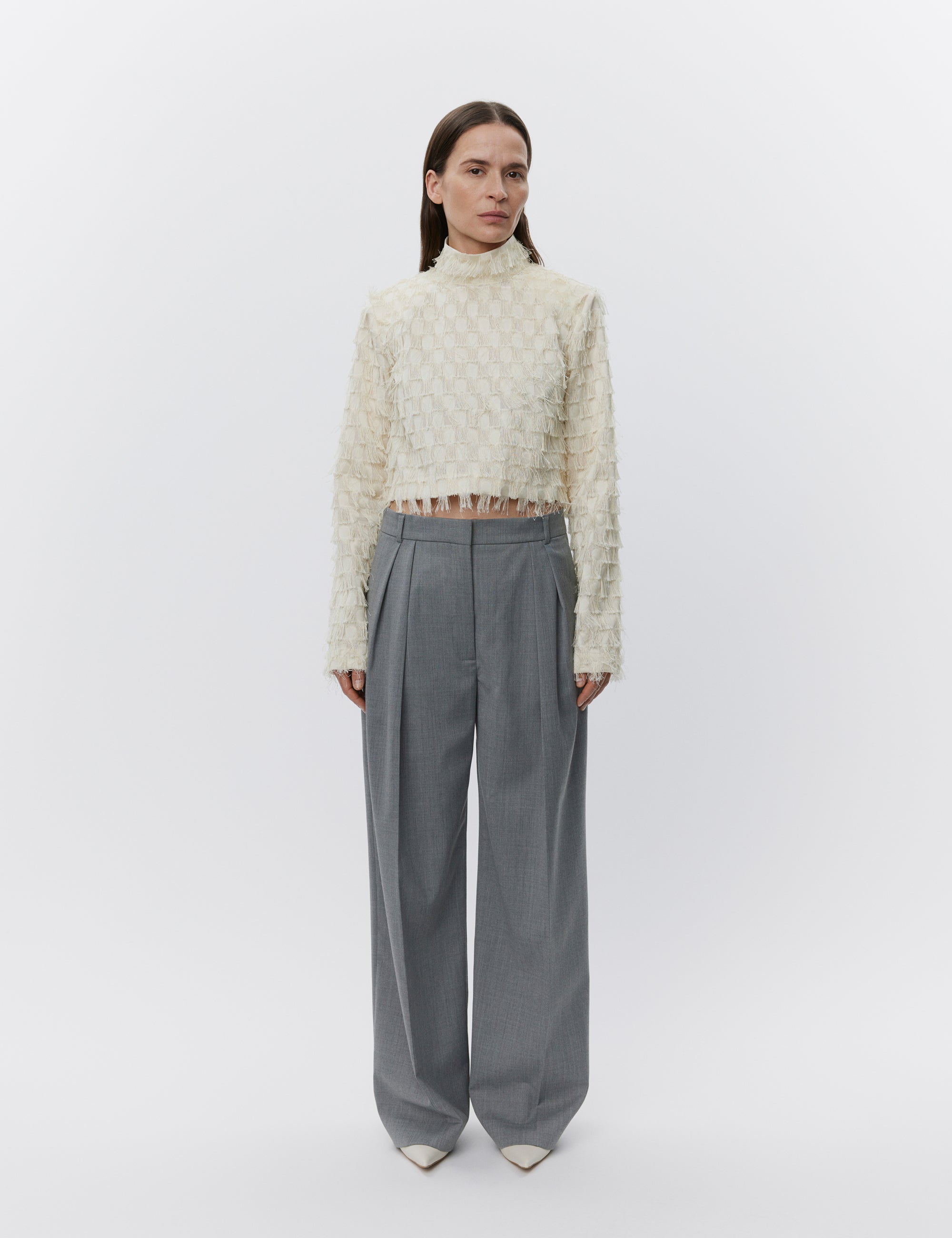 DAY Birger ét Mikkelsen Lynette - Abstract Fringes Tops & T-Shirts 110104 VANILLA ICE