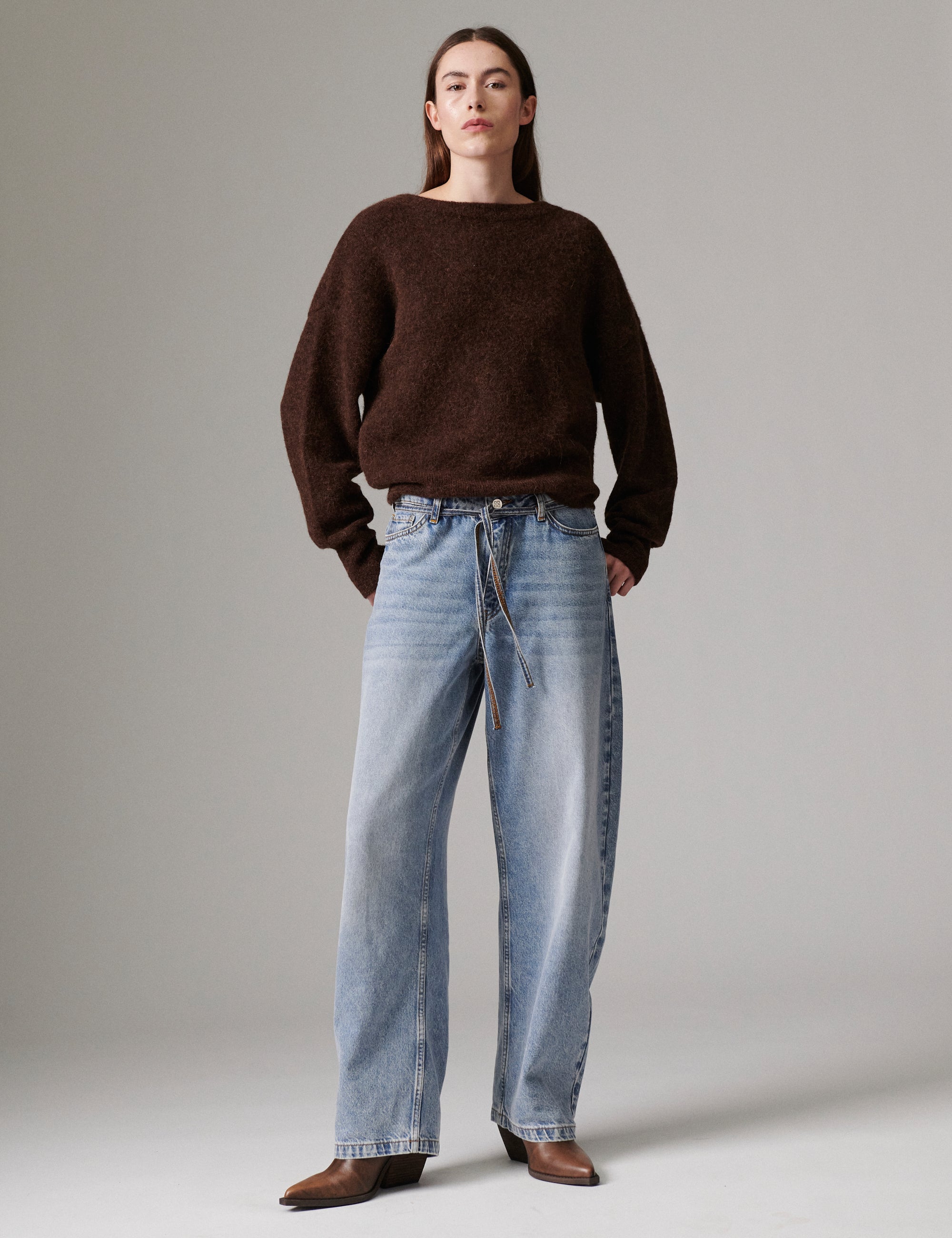 DAY Birger ét Mikkelsen Malia - Cozy Days - Pullover Sweater 500184 COFFEE BEAN MELANGE