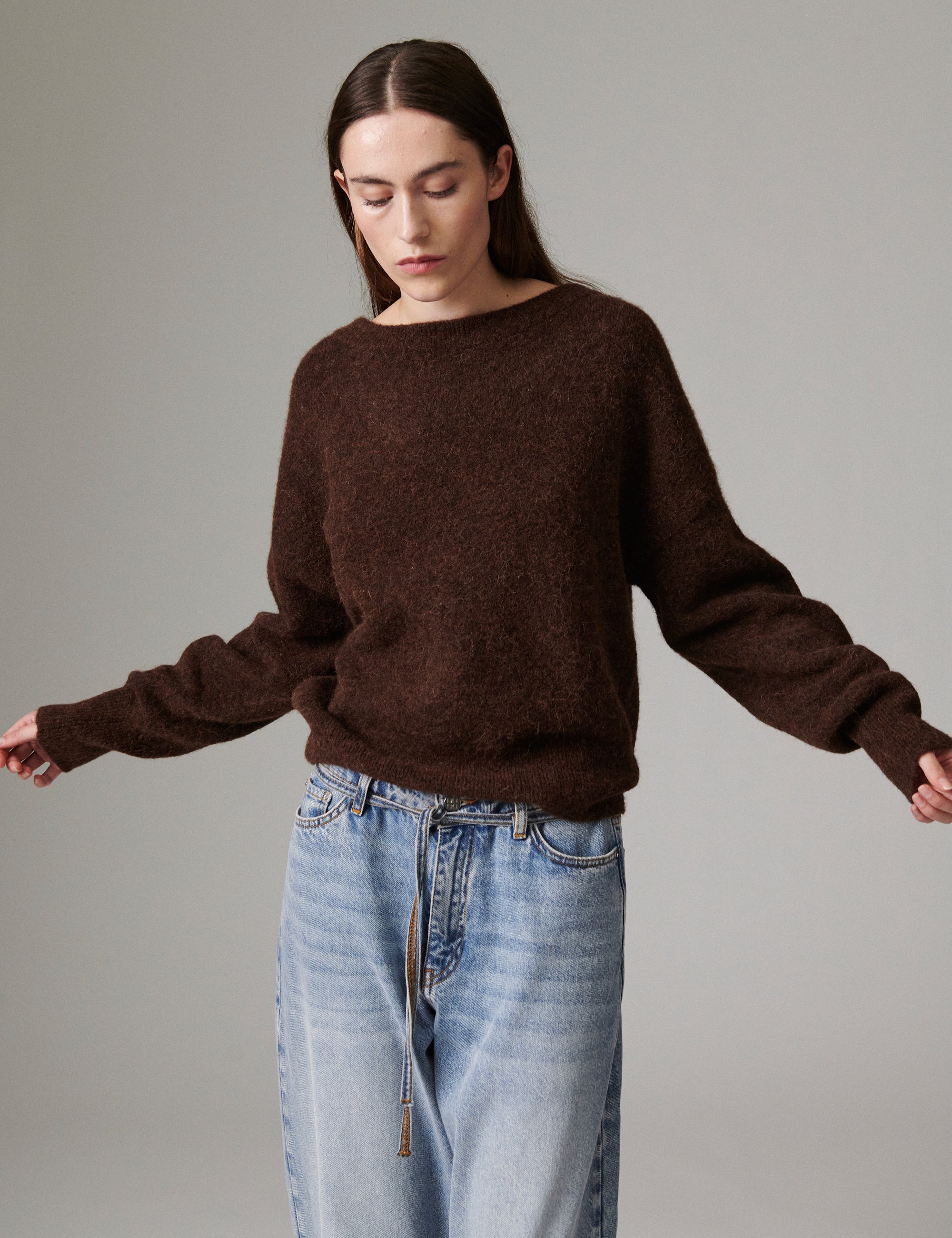 DAY Birger ét Mikkelsen Malia - Cozy Days - Pullover Sweater 500184 COFFEE BEAN MELANGE