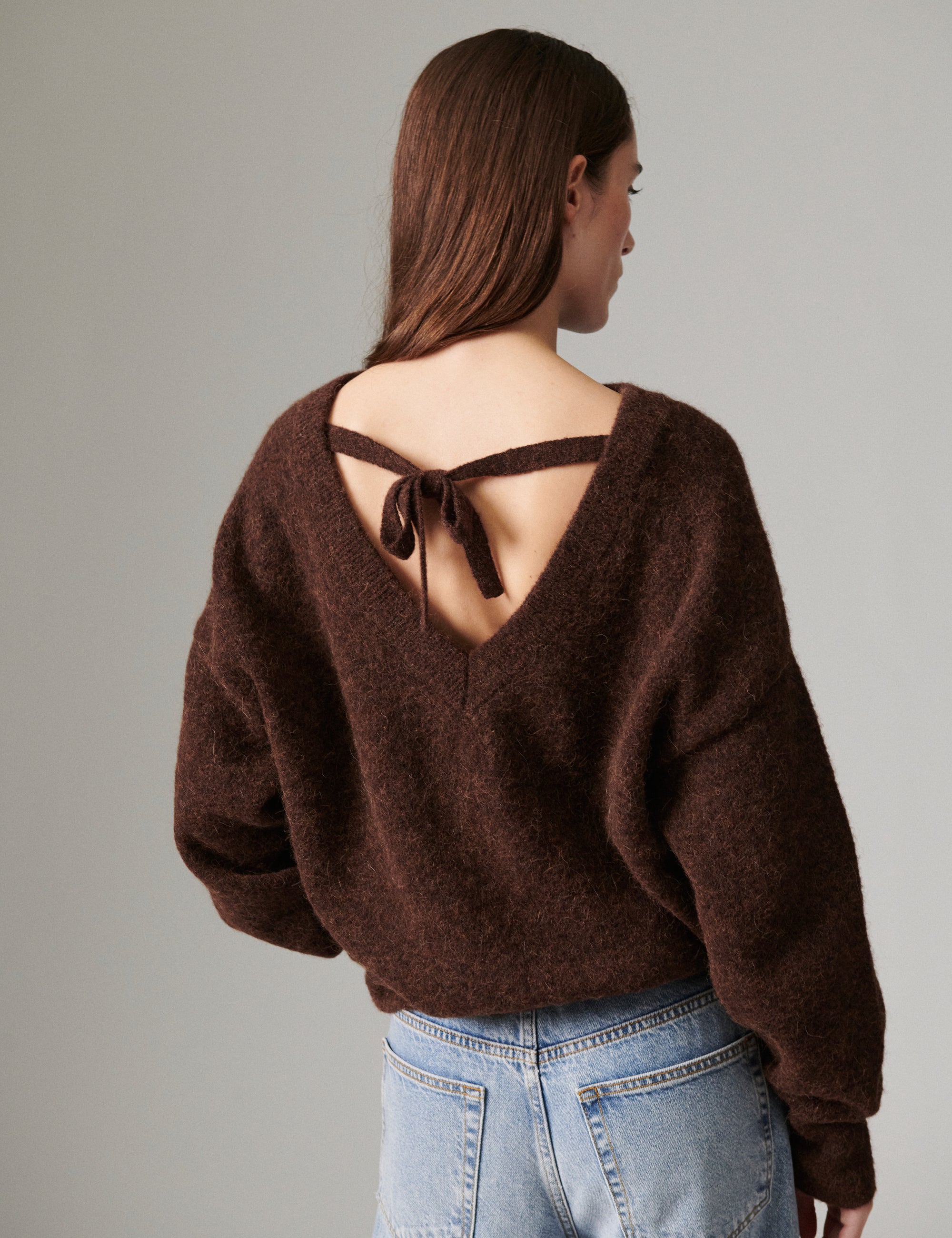 DAY Birger ét Mikkelsen Malia - Cozy Days - Pullover Sweater 500184 COFFEE BEAN MELANGE