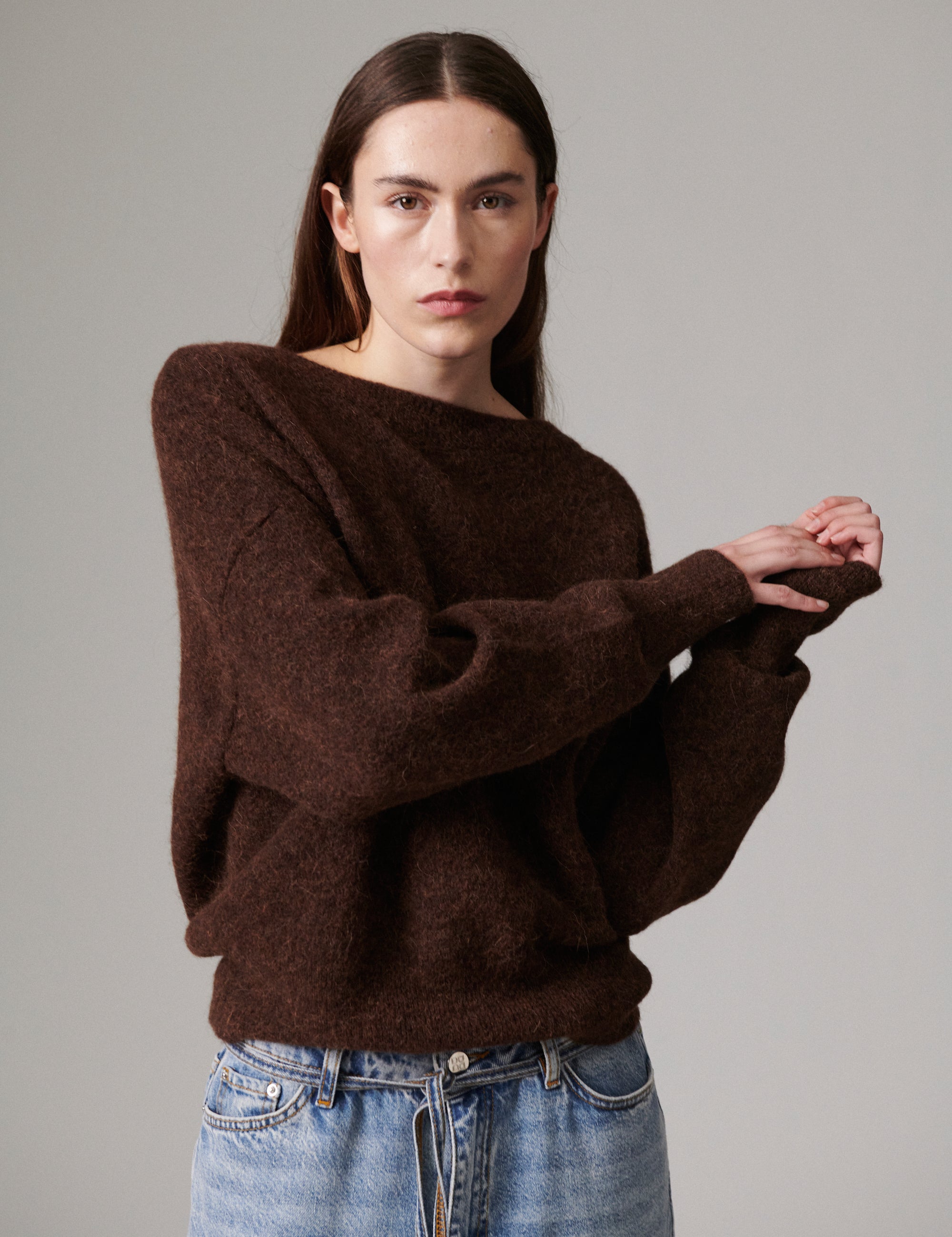 DAY Birger ét Mikkelsen Malia - Cozy Days - Pullover Sweater 500184 COFFEE BEAN MELANGE