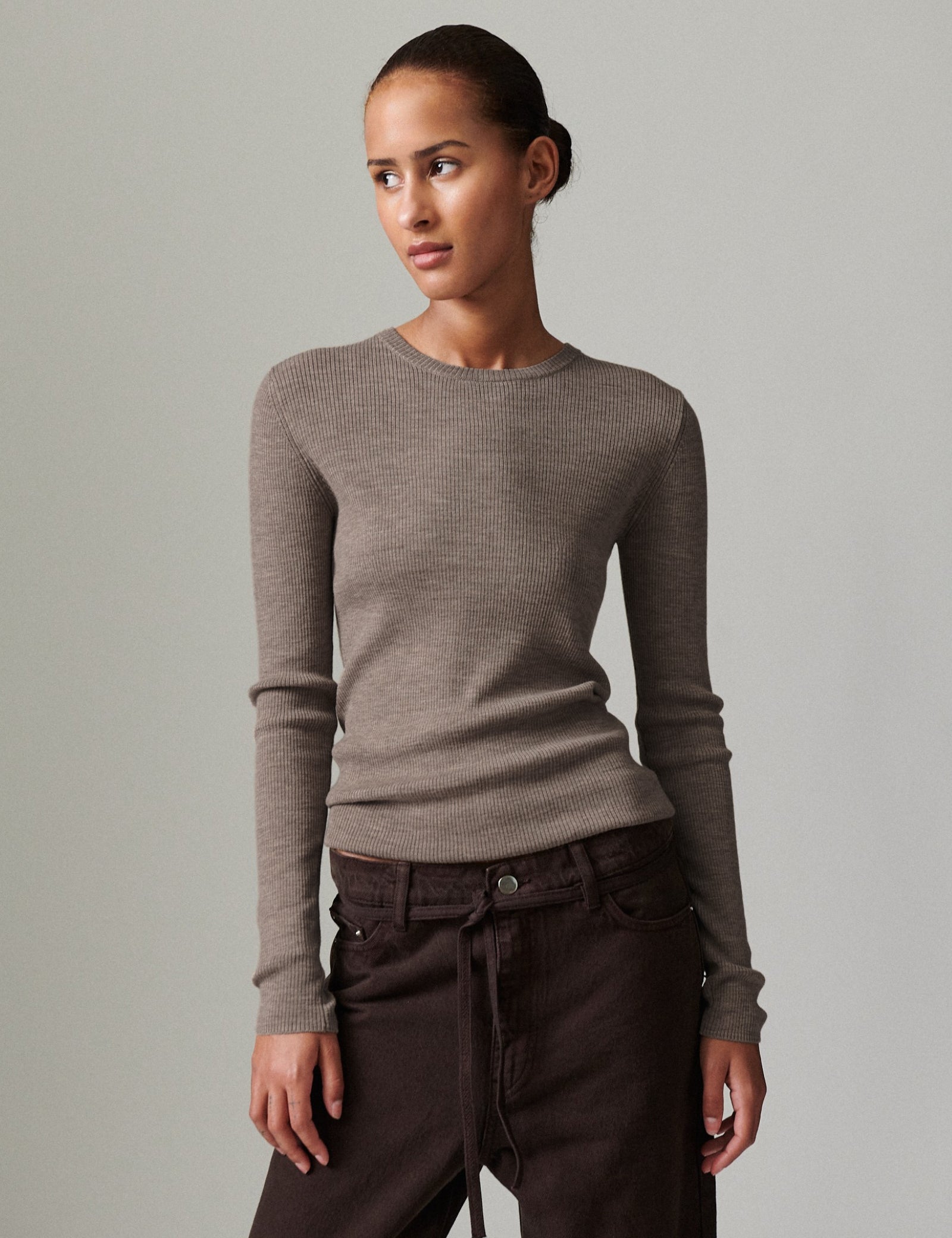 DAY Birger ét Mikkelsen Mariana - Daily Elements Top 500189 LIGHT BROWN MELANGE