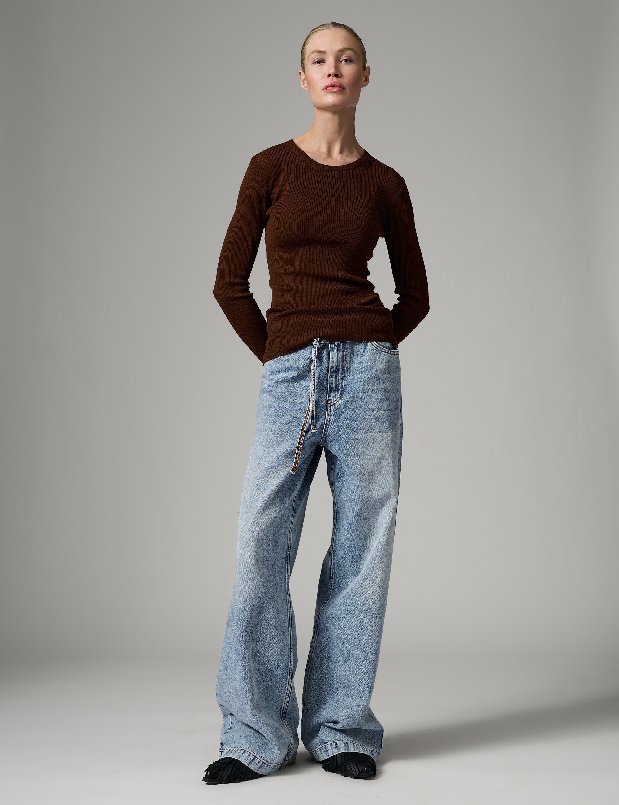 DAY Birger ét Mikkelsen Mariana - Daily Elements Tops & T-Shirts 191218 POTTING SOIL