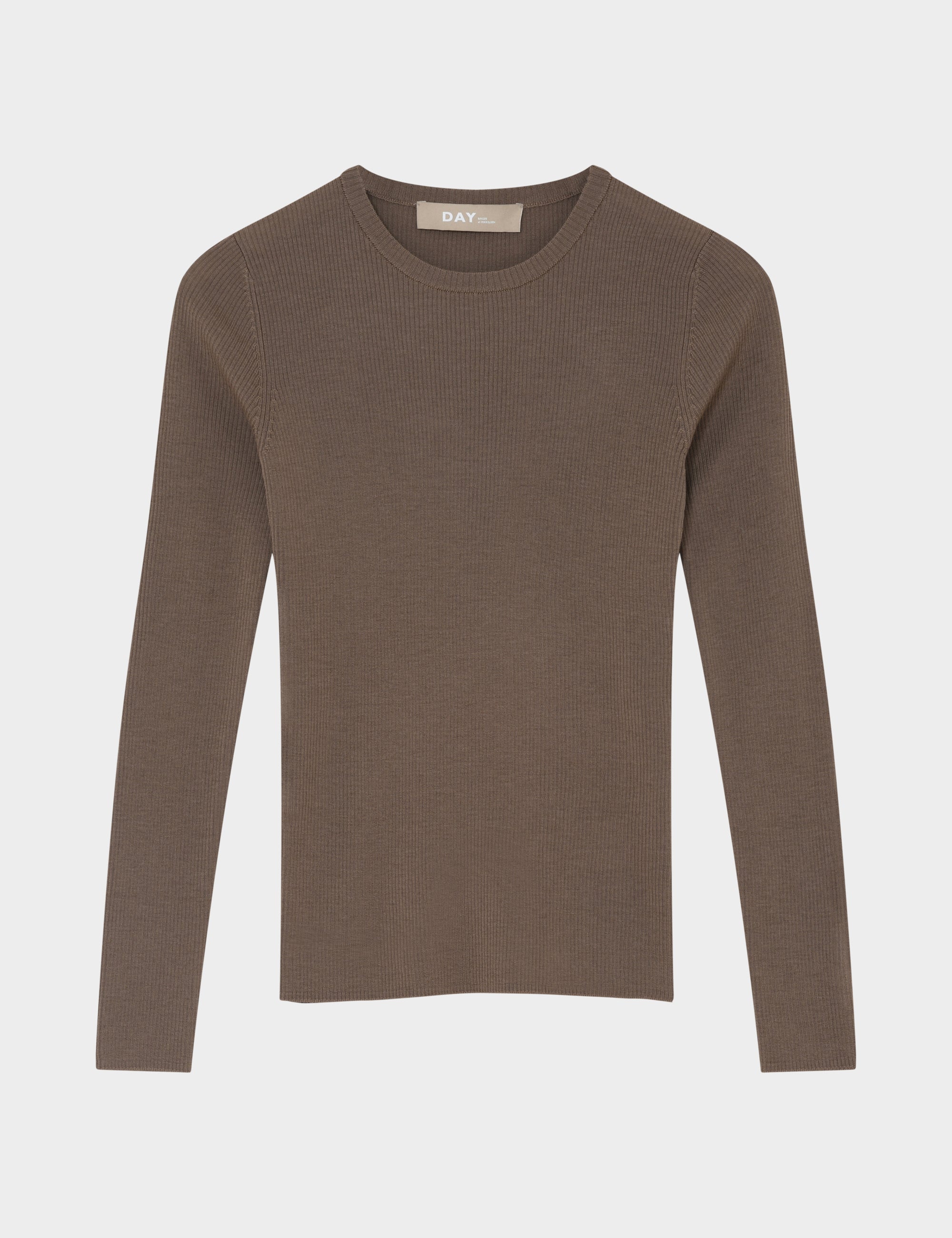 DAY Birger ét Mikkelsen Mariana - Daily Elements - Pullover Sweater 181112 Walnut
