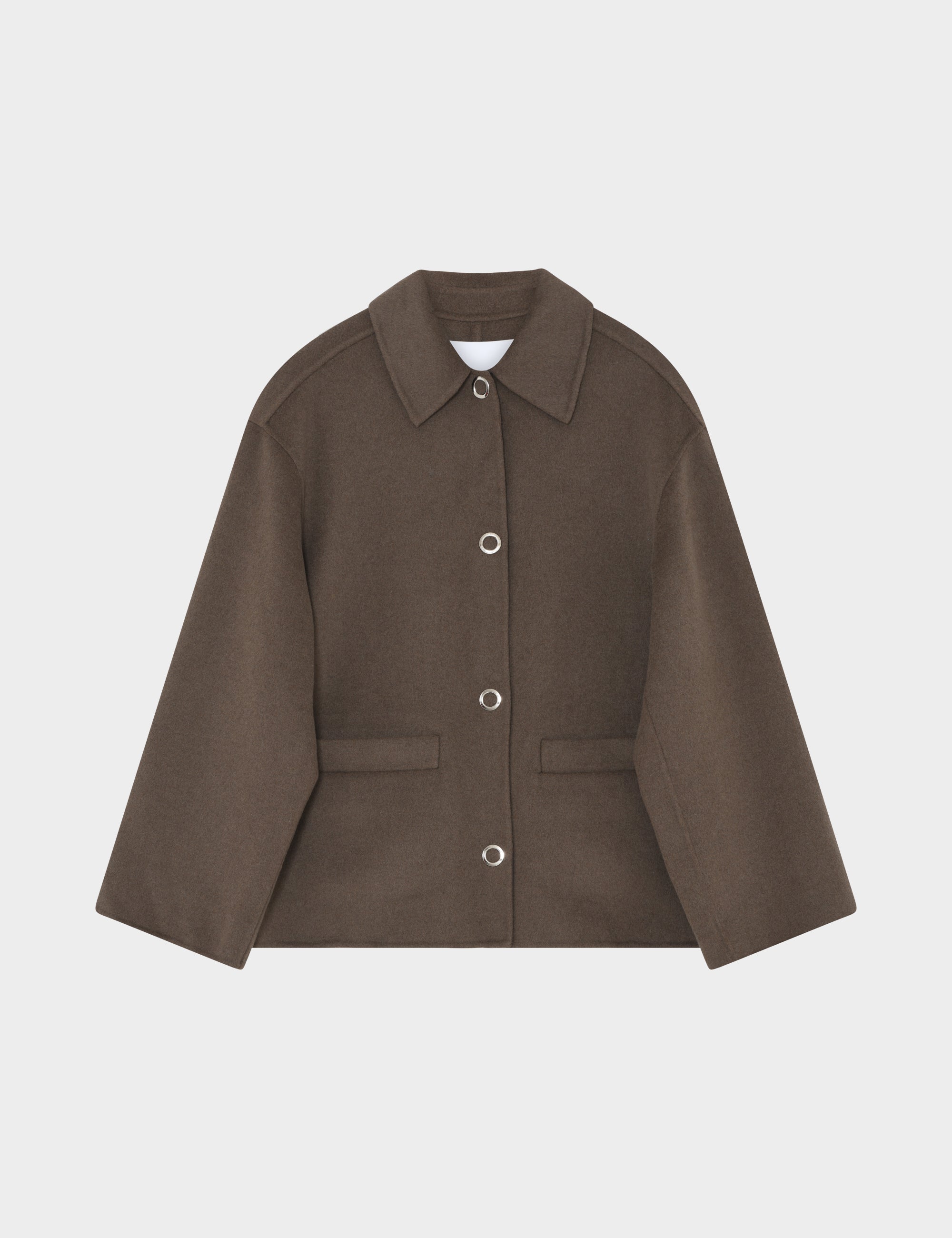 DAY Birger ét Mikkelsen Matteo - Double faced Wool Coats & Jackets 190809. CHOCOLATE CHIP