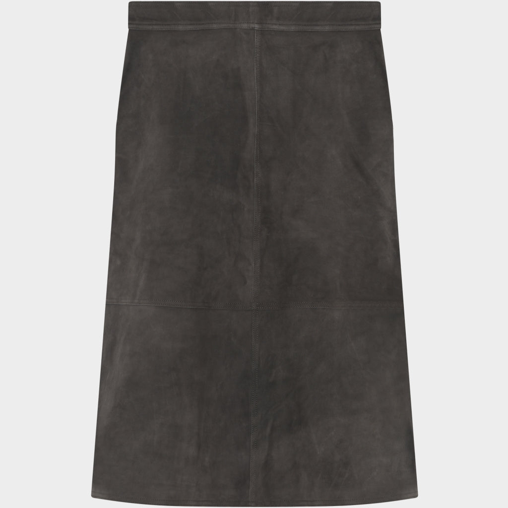 DAY Birger ét Mikkelsen Melo - Suede Skirt 191103 ESPRESSO