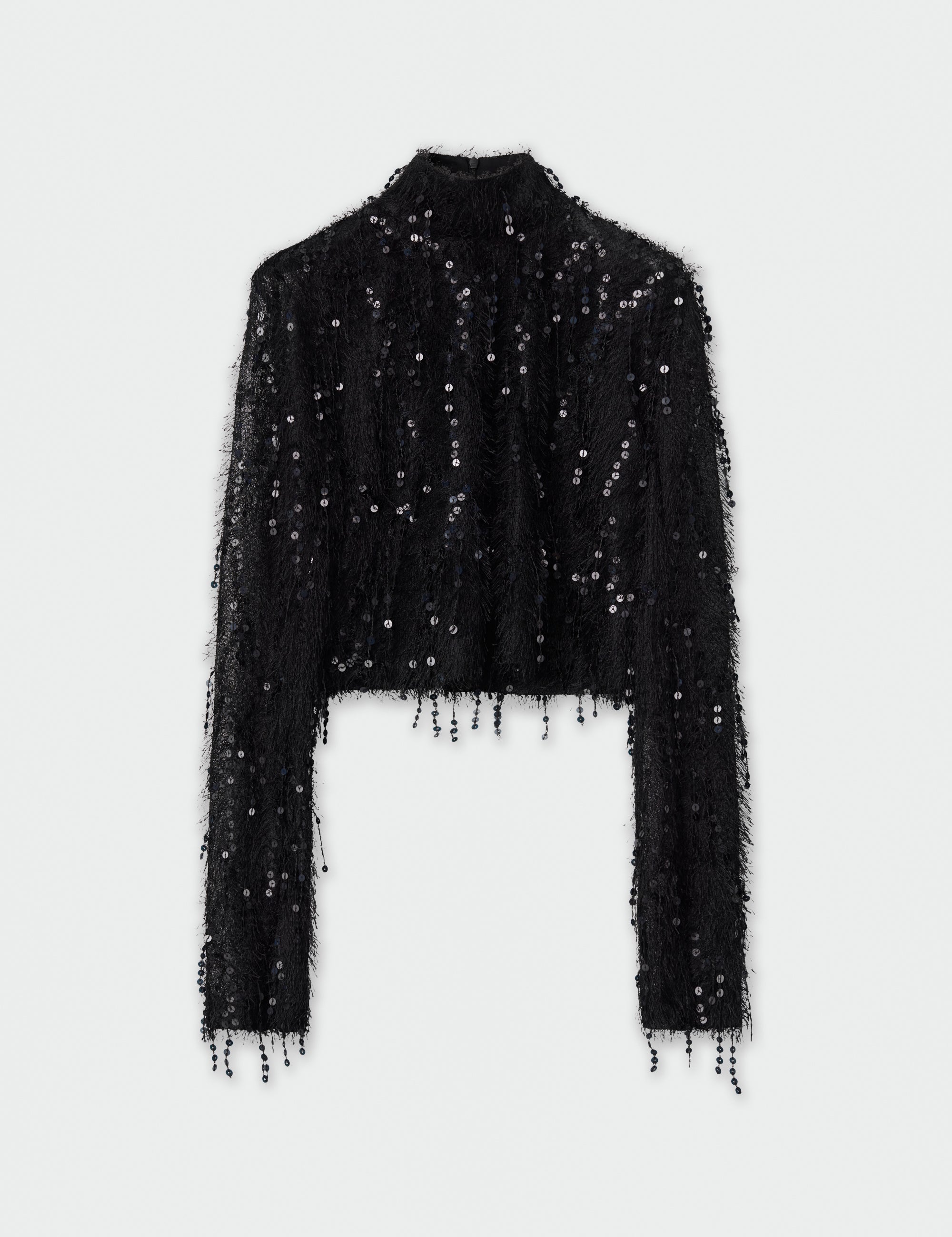 DAY Birger ét Mikkelsen Mica - Sparkling Texture Tops & T-Shirts 190303 Black