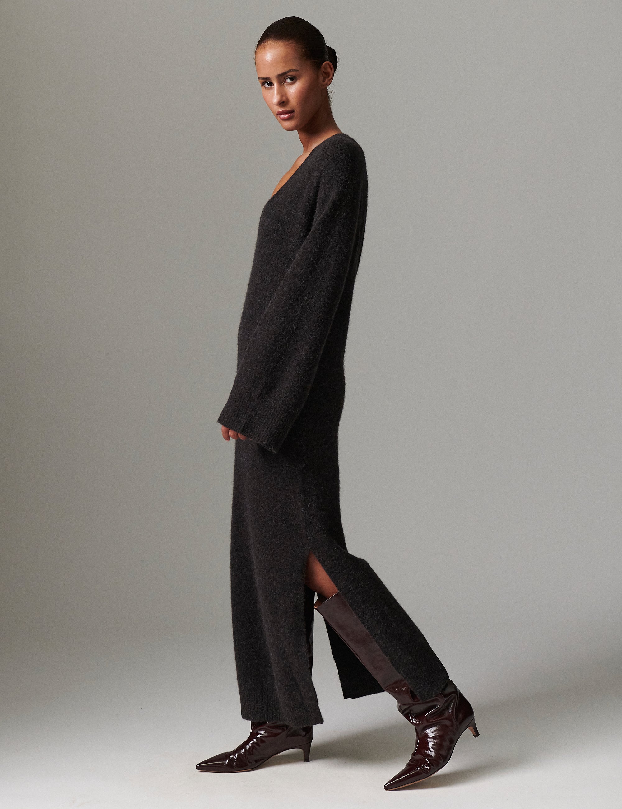 DAY Birger ét Mikkelsen Mills - Cozy Days Kjole 191103 ESPRESSO