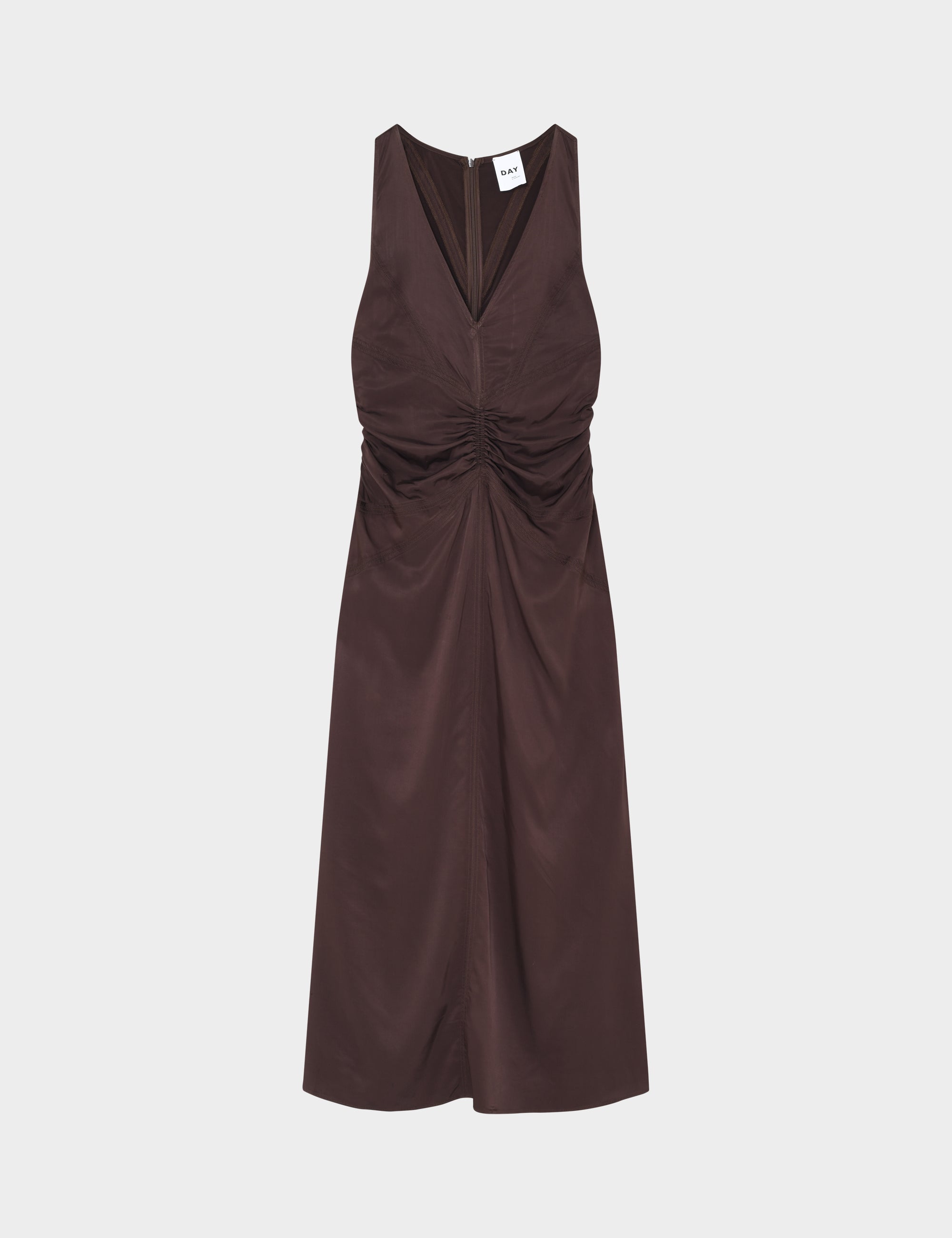 DAY Birger ét Mikkelsen Mino -Viscose Stretch Dress 10037 Coffee Bean