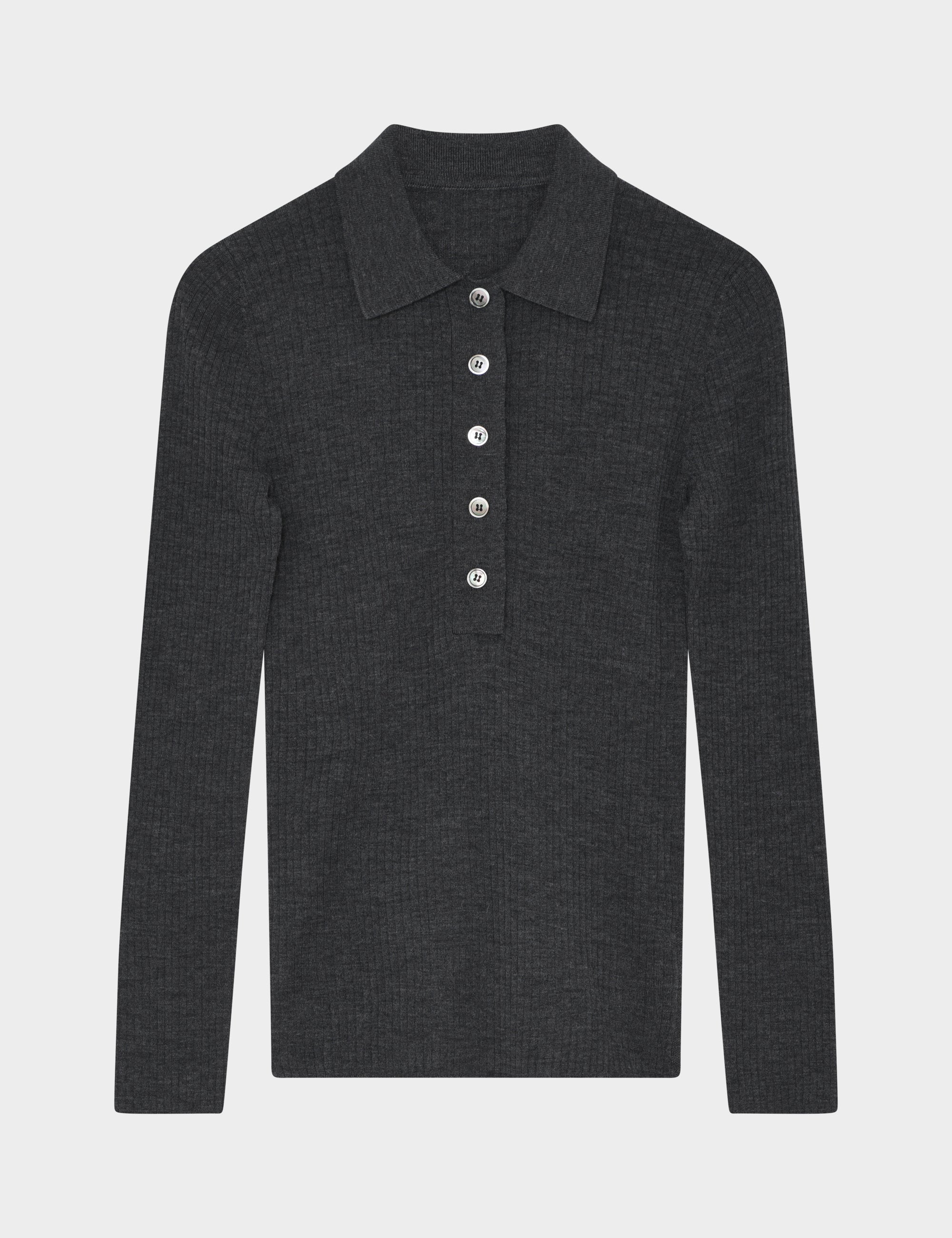 DAY Birger ét Mikkelsen Murphy - Daily elements Sweater 500003 Dark Grey Melange