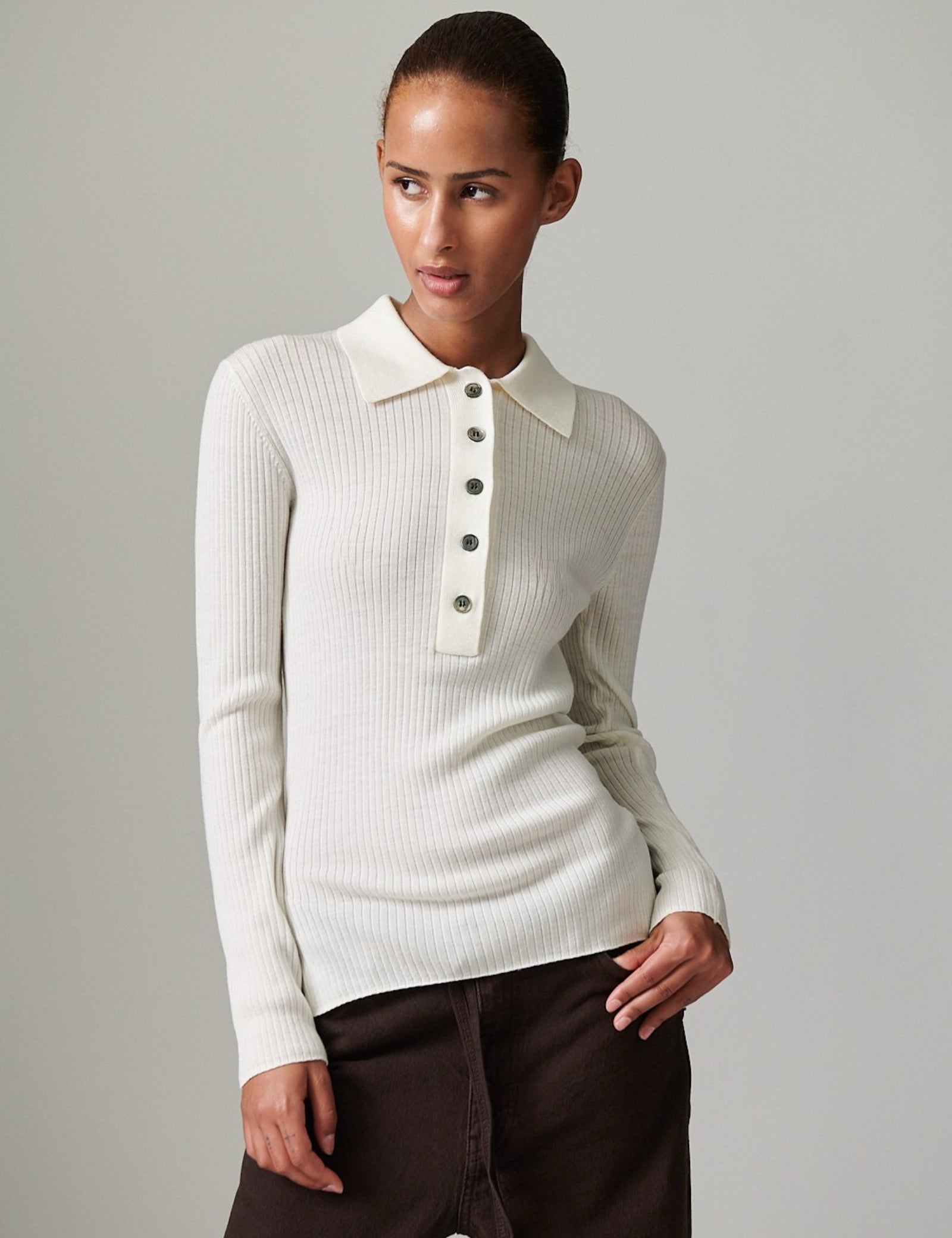 DAY Birger ét Mikkelsen Murphy - Daily elements Sweater 01002 Ivory Shade