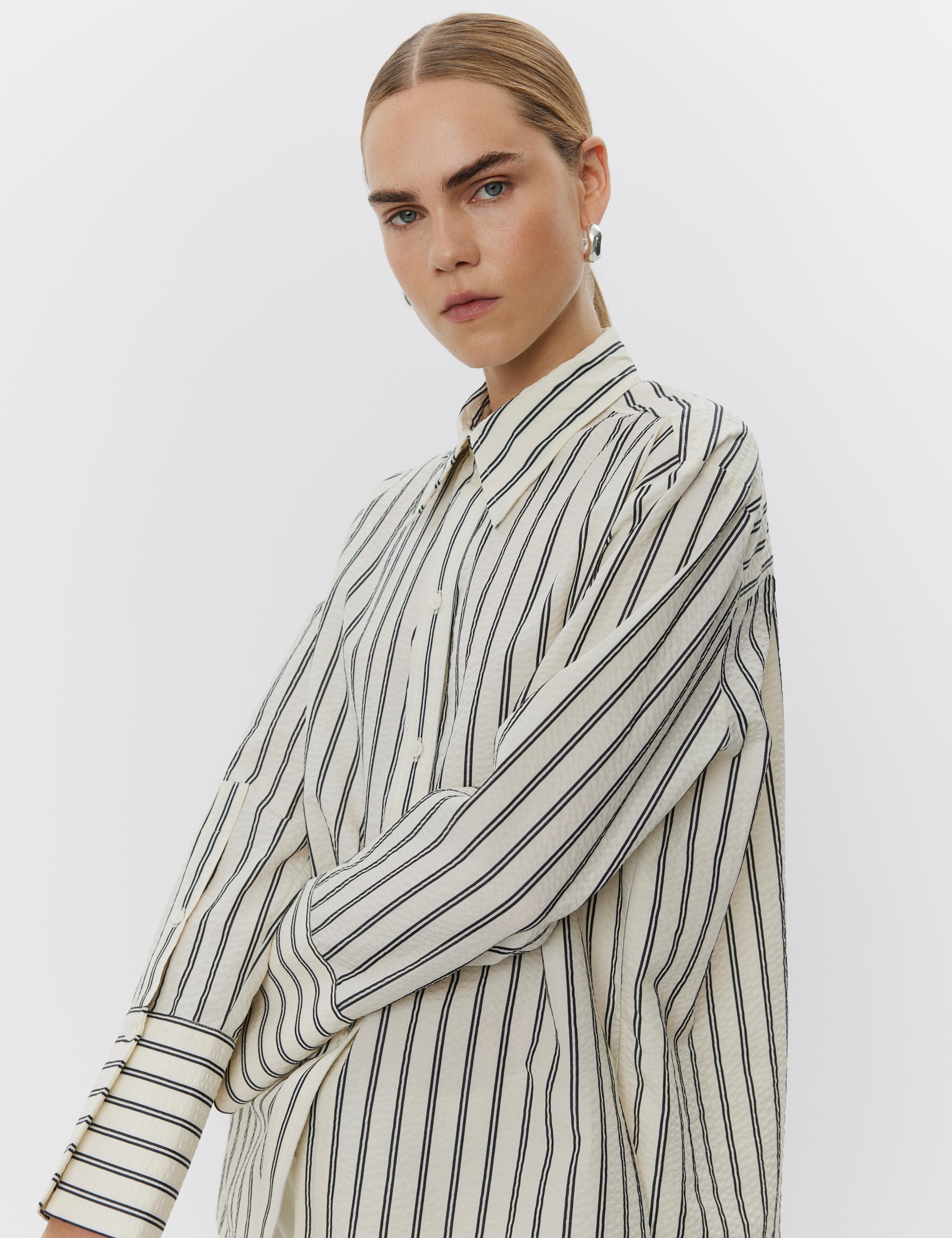 DAY Birger ét Mikkelsen Mylo - Delicate Stripes Shirts & Blouses 500152 PISTACHIO STRIPE