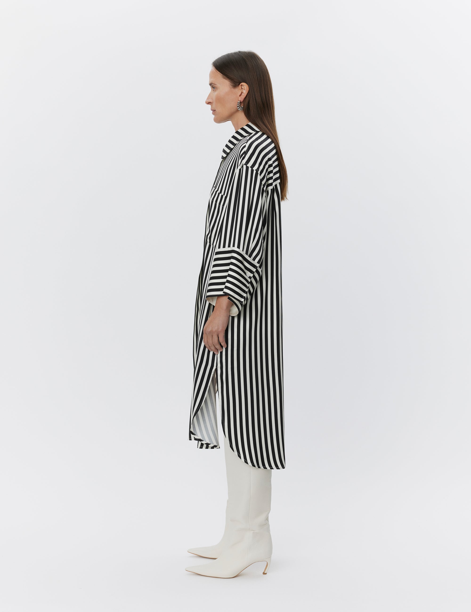 DAY Birger ét Mikkelsen Noe - Striped Viscose Kjole 500143 FLUID STRIPES