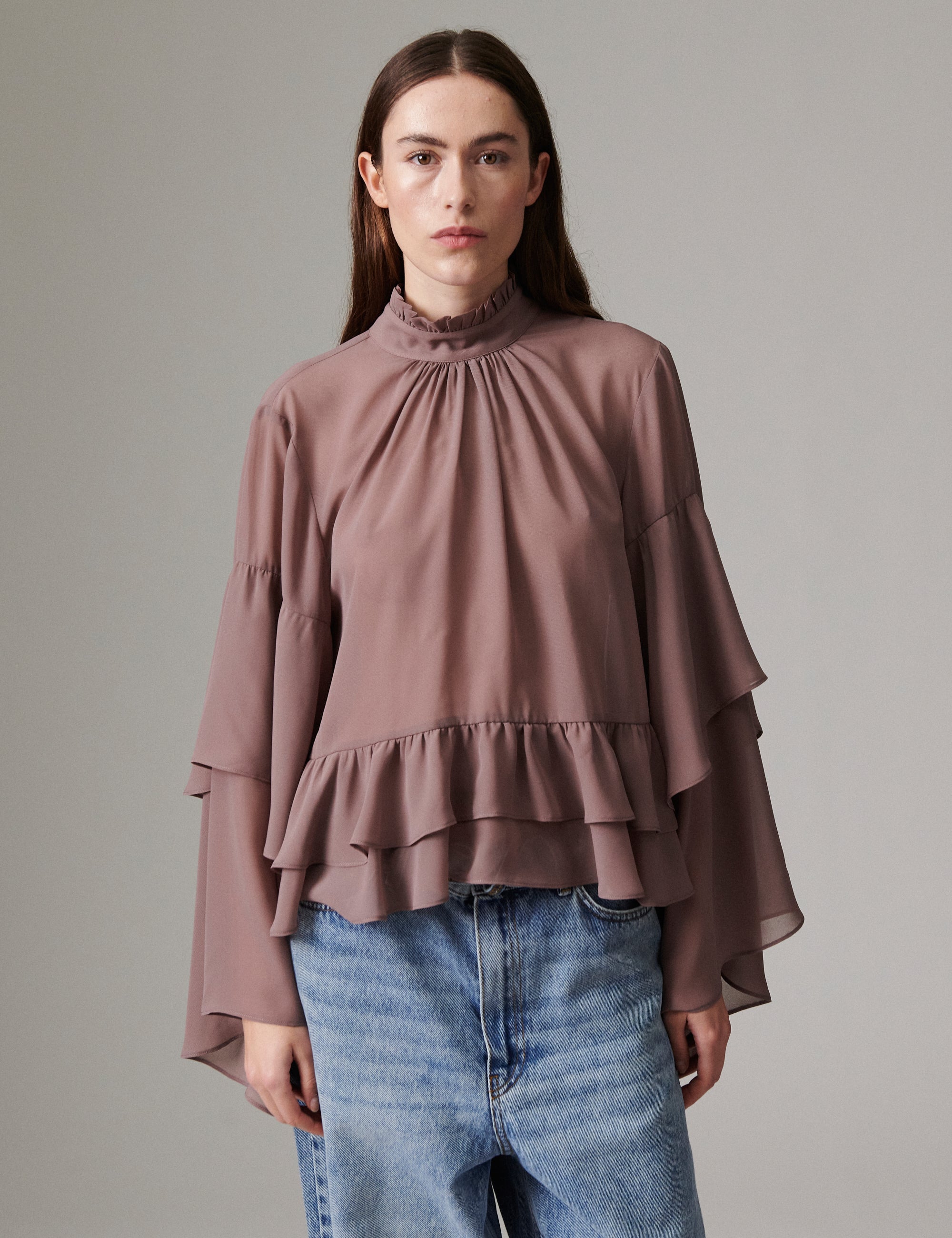 DAY Birger ét Mikkelsen Nomi - Day Chiffon - Bluse Bluse 181807 TWILIGHT MAUVE