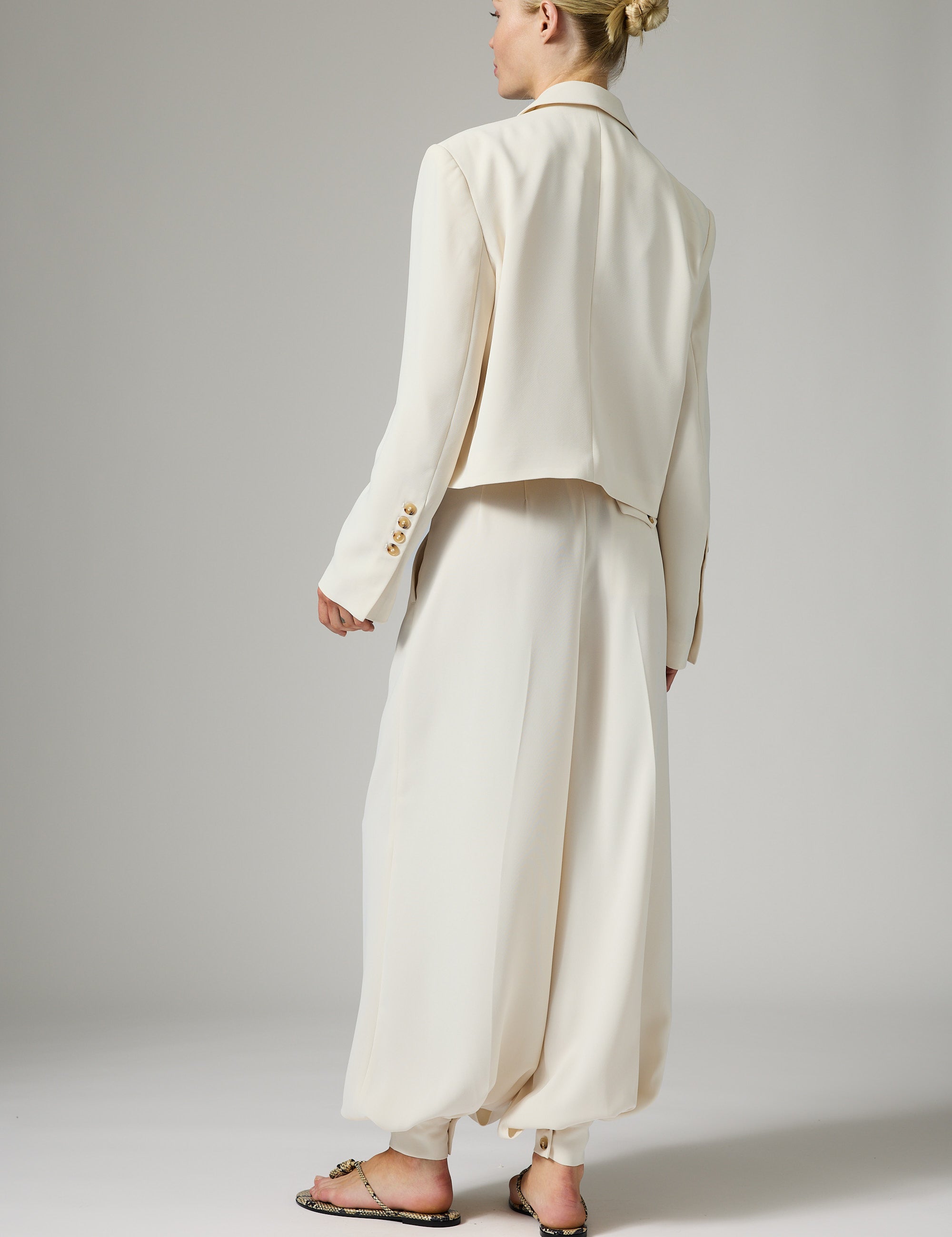 DAY Birger ét Mikkelsen Oda - Classic Gabardine Bukser 01002 Ivory Shade