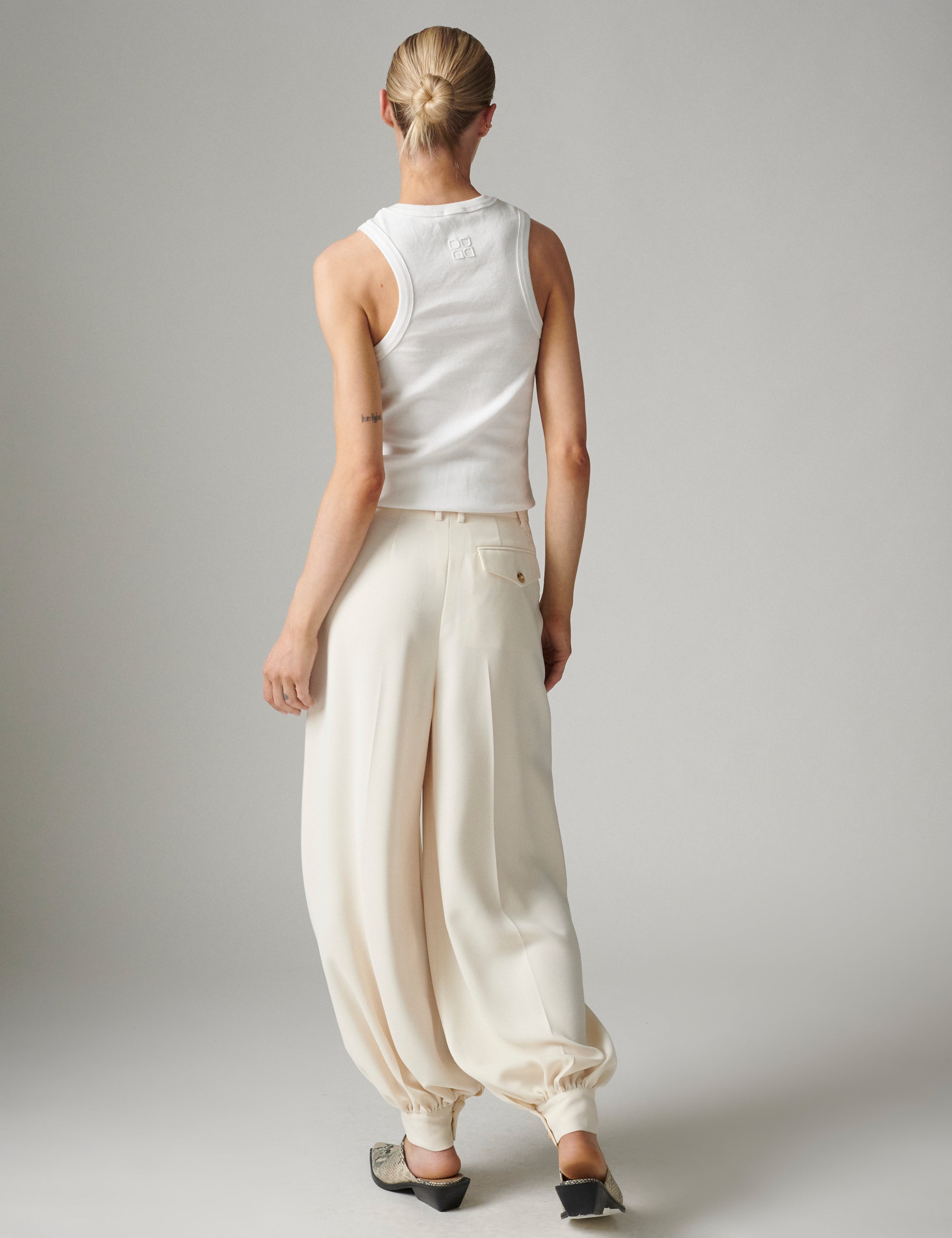 DAY Birger ét Mikkelsen Oda - Classic Gabardine - Bukser Bukser 01002 Ivory Shade