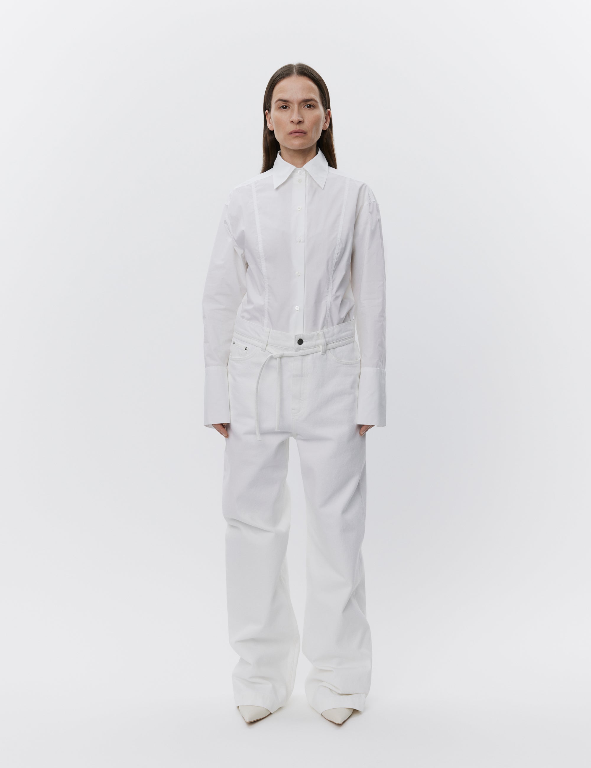 DAY Birger ét Mikkelsen Olivier - Solid Cotton RD Shirts & Blouses 110601 BRIGHT WHITE