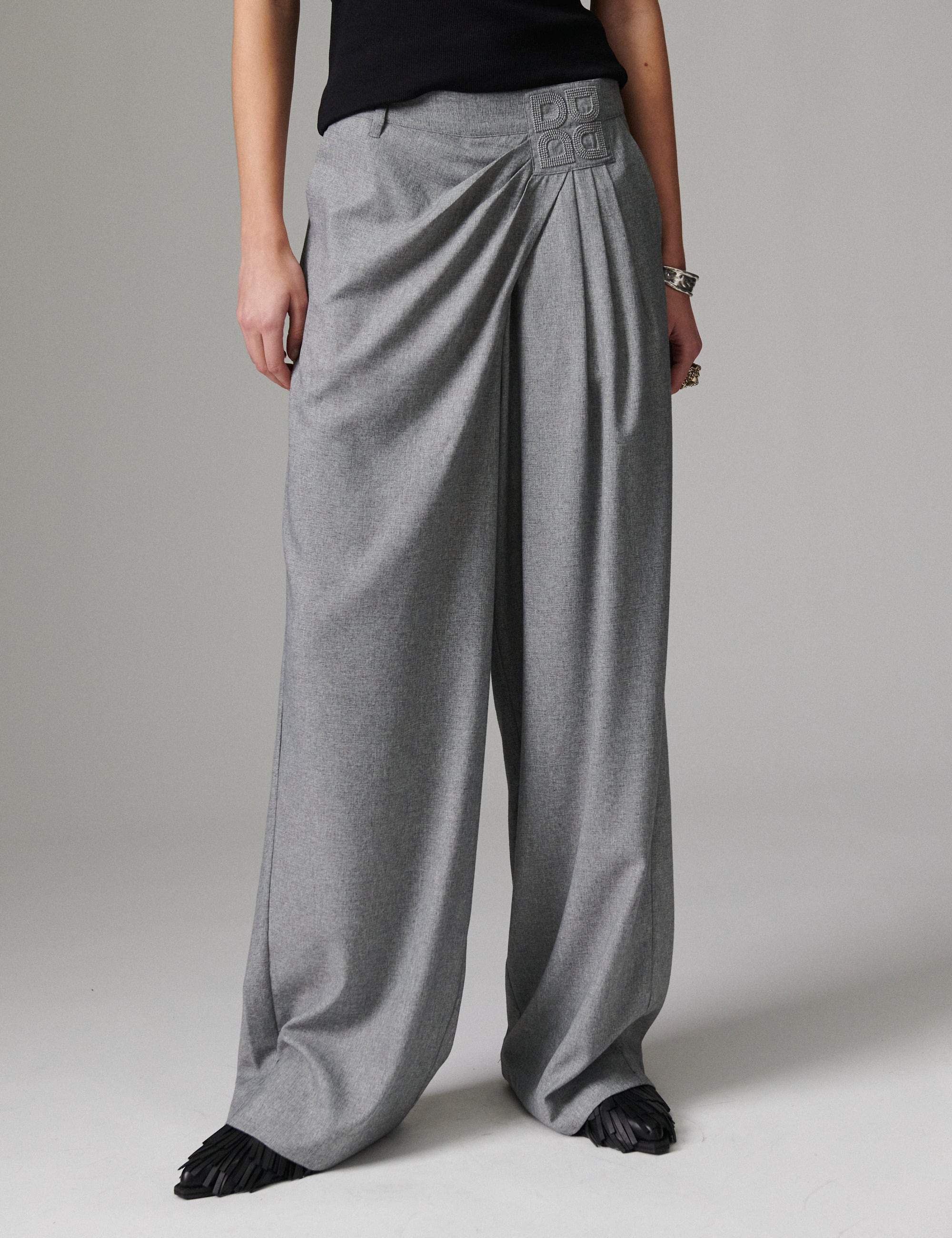DAY Birger ét Mikkelsen Onyx - Corporate Day - Bukser Bukser 500006 Medium Grey Melange