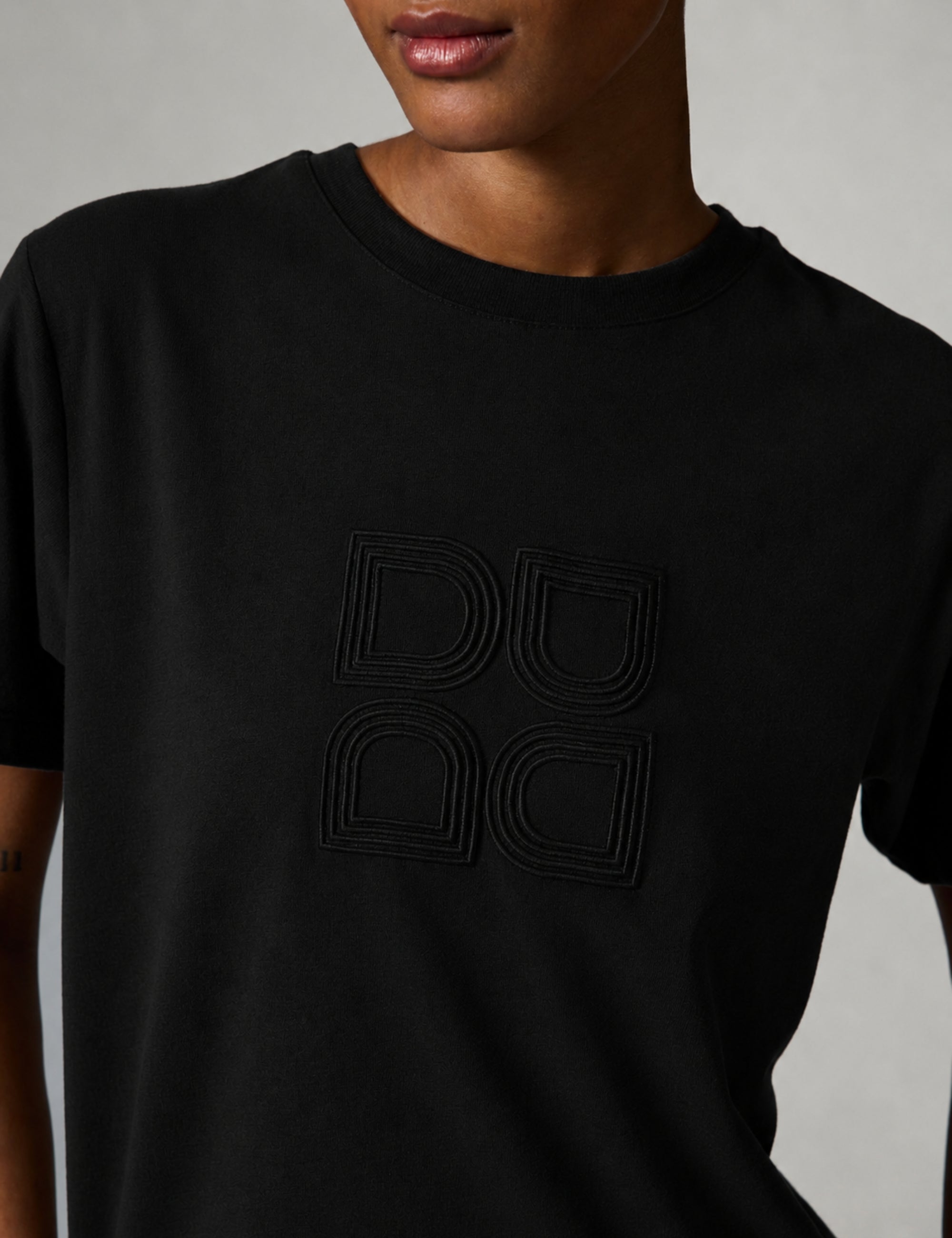 DAY Birger ét Mikkelsen Parry Logo- Heavy Jersey - T-shirt T-shirt 190303 Black