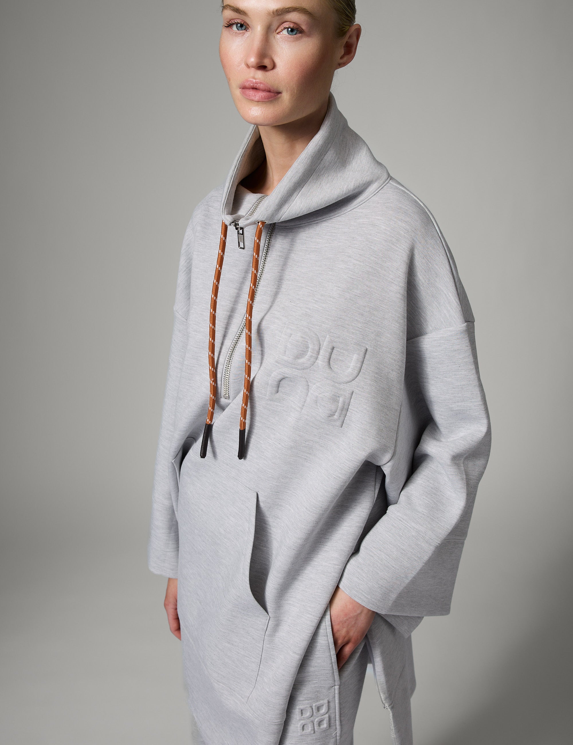 DAY Birger ét Mikkelsen Perry - Scuba Cardigan 500056 Grey Melange