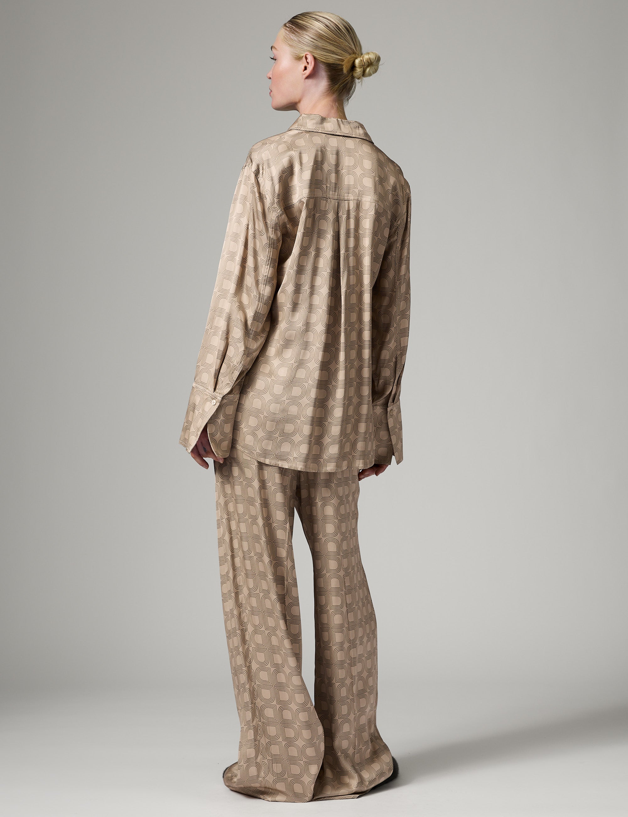 DAY Birger ét Mikkelsen Phoebe - Fluid Viscose - Bukser Bukser 151304 HUMUS